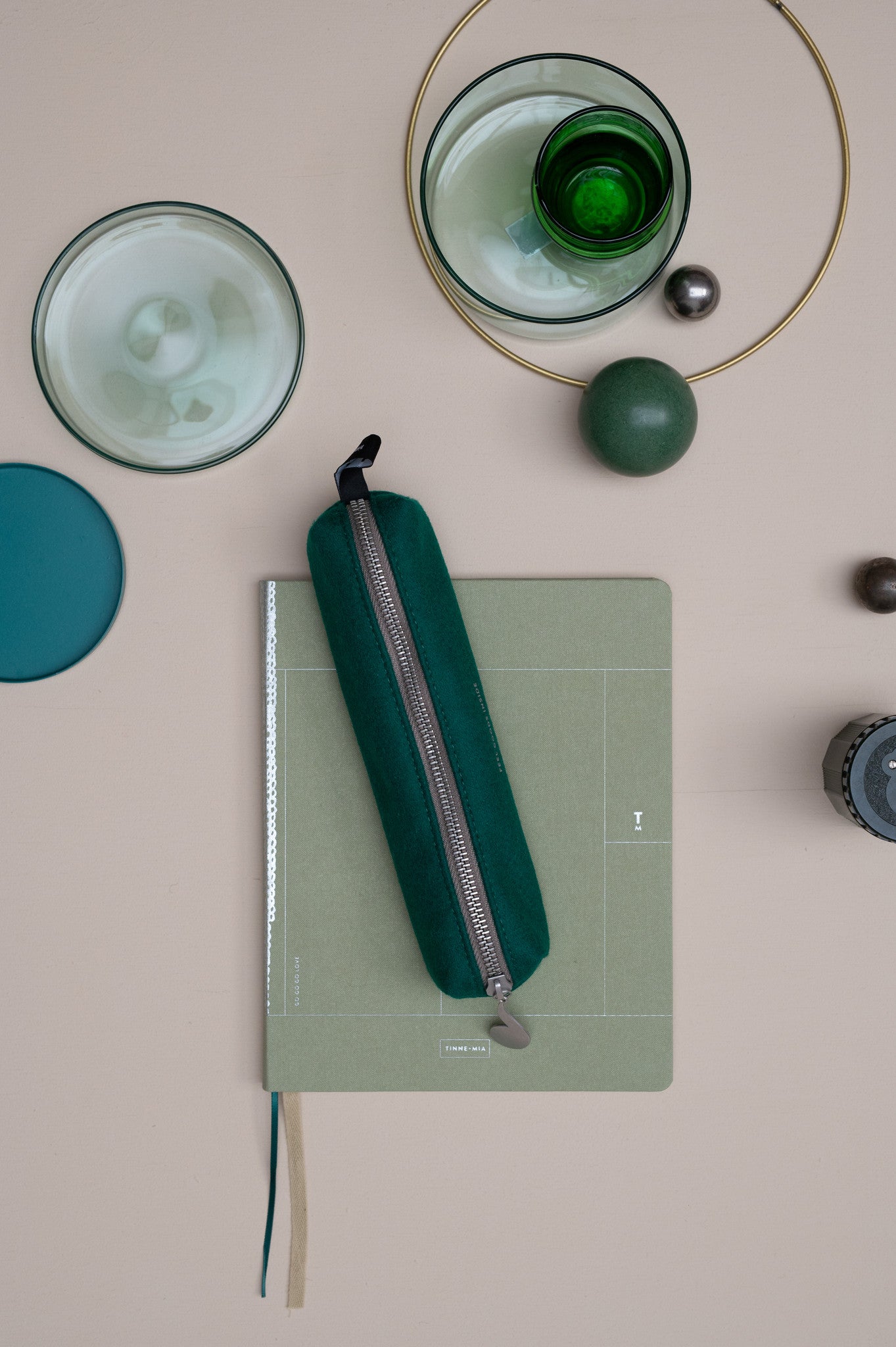 Coco kleine etui - Evergreen