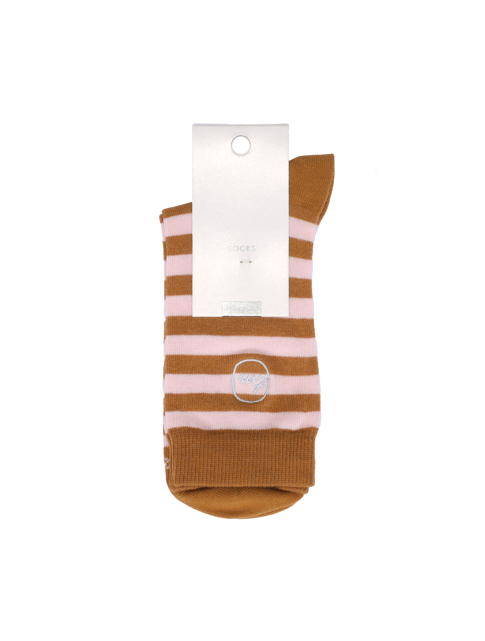 Socks - stripes - pink mocca