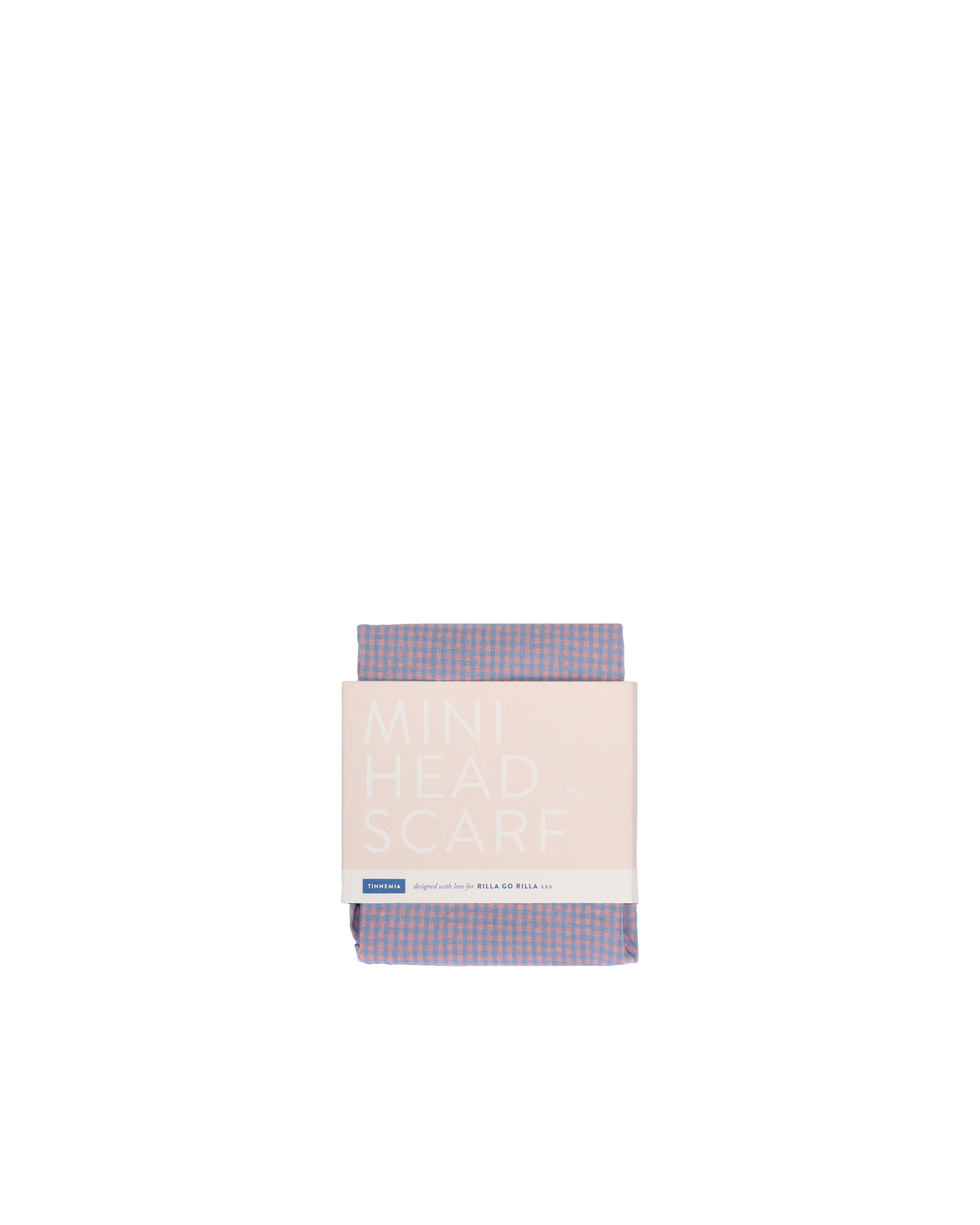 Headscarf - blue rose