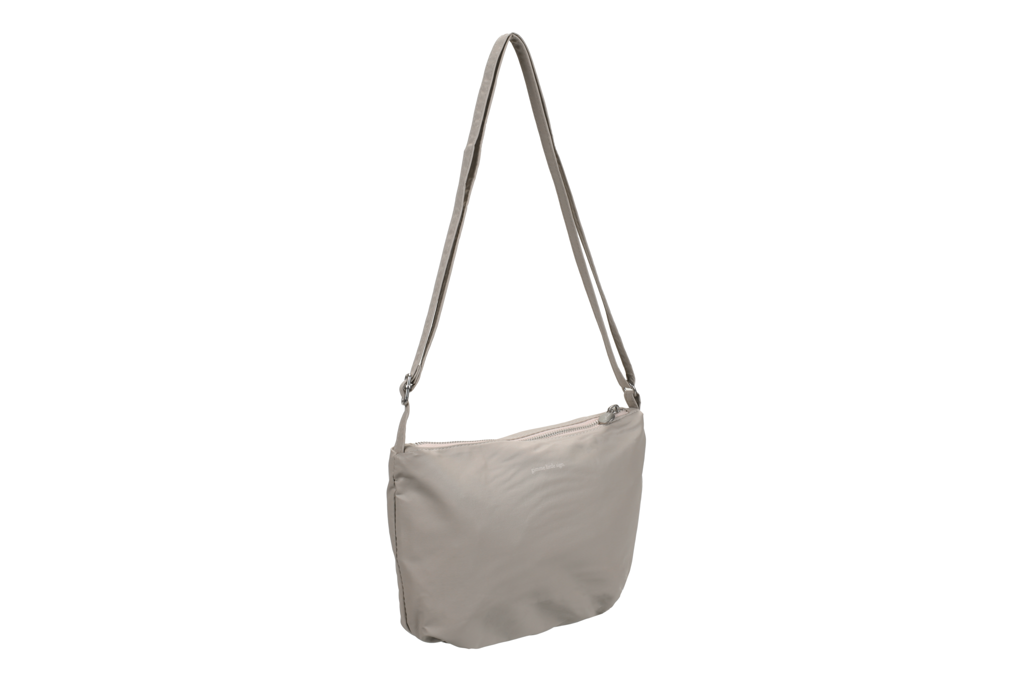 Cross body Feel Good Baggy - Feather Gray - gimme little sign.