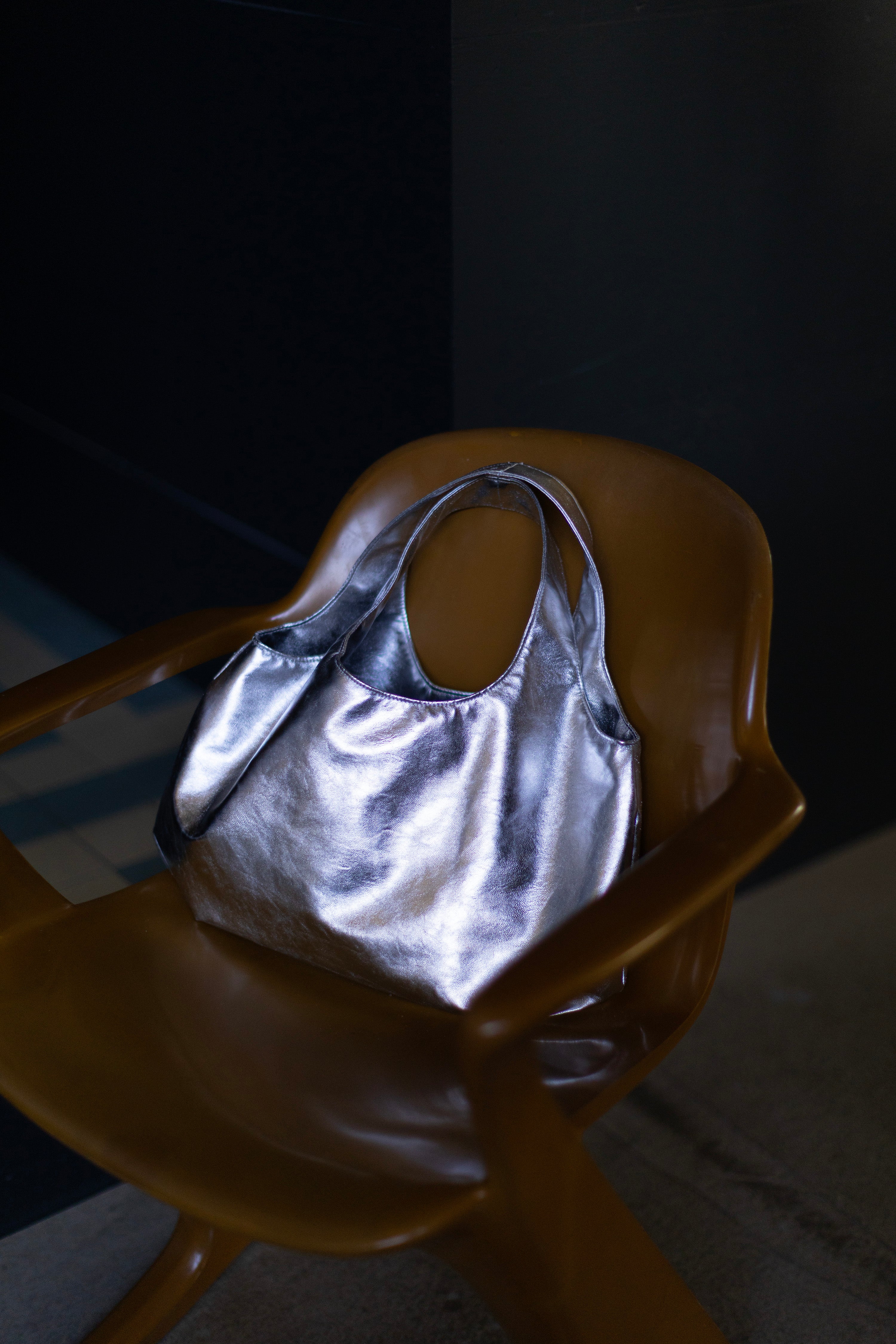 Mila handy bold bag - silver