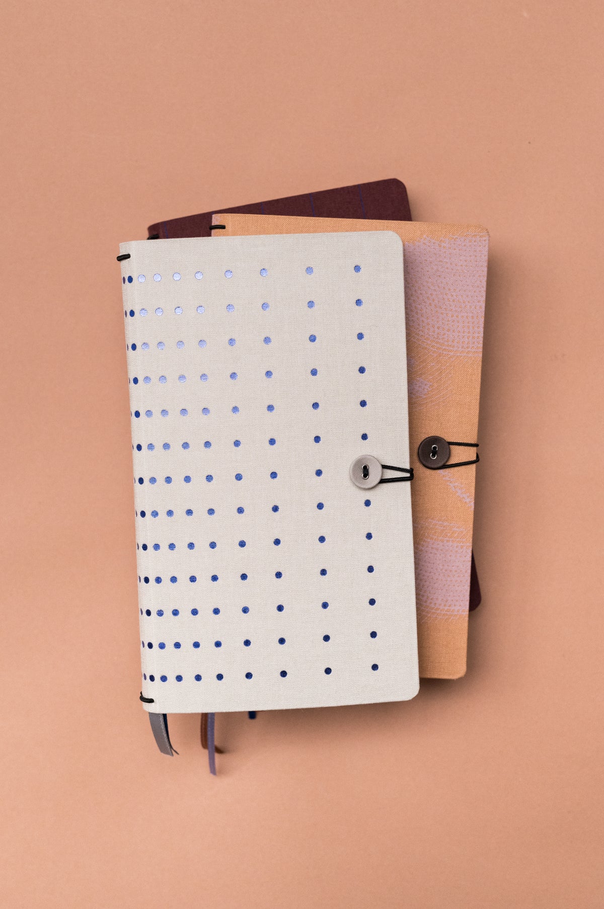 Combination Notebook button forever blue + Diary 2027 refill