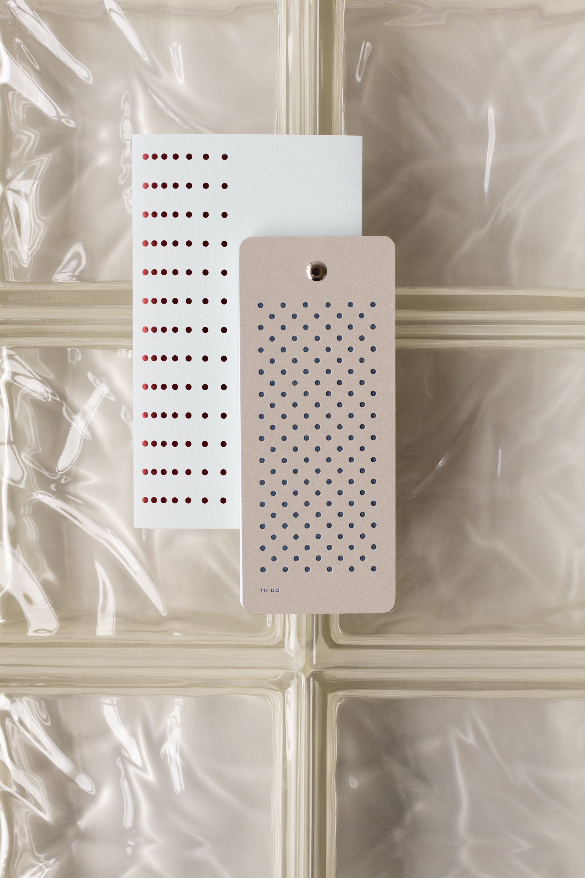 Notitieboek met Japanse sluiting - Pearl blue