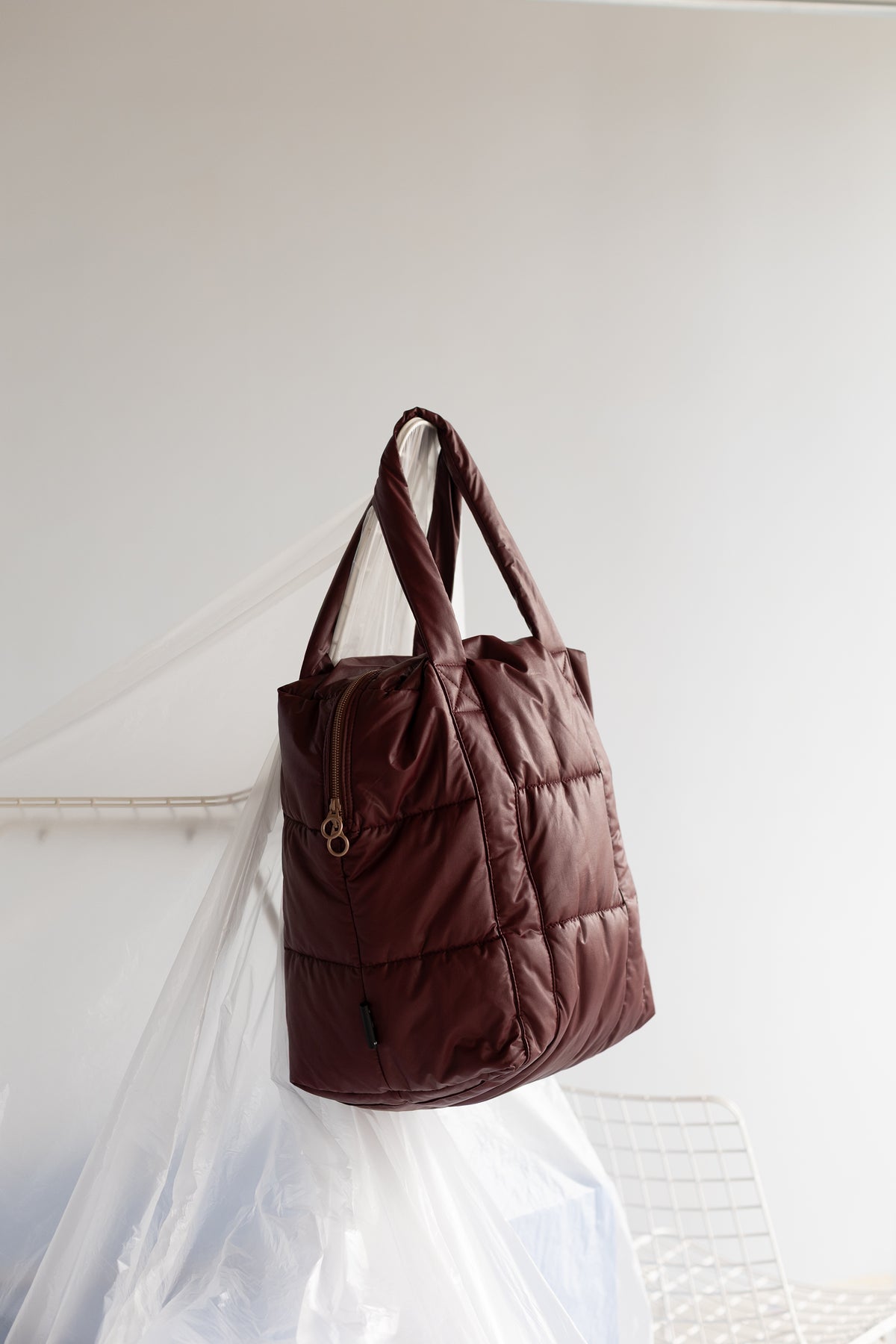 Clode Puffy shoulder bag - new maroon