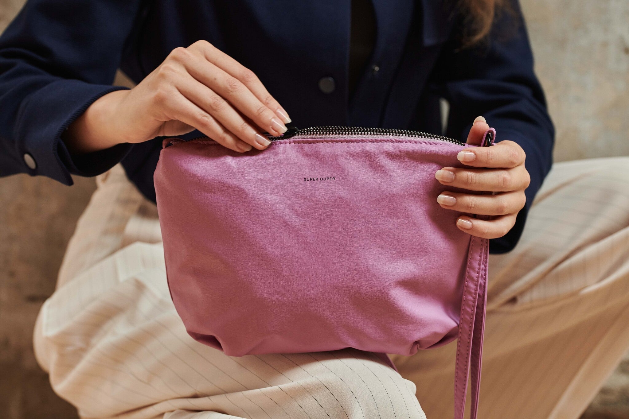 Cross body F.G.Baggy - Pale Pansy