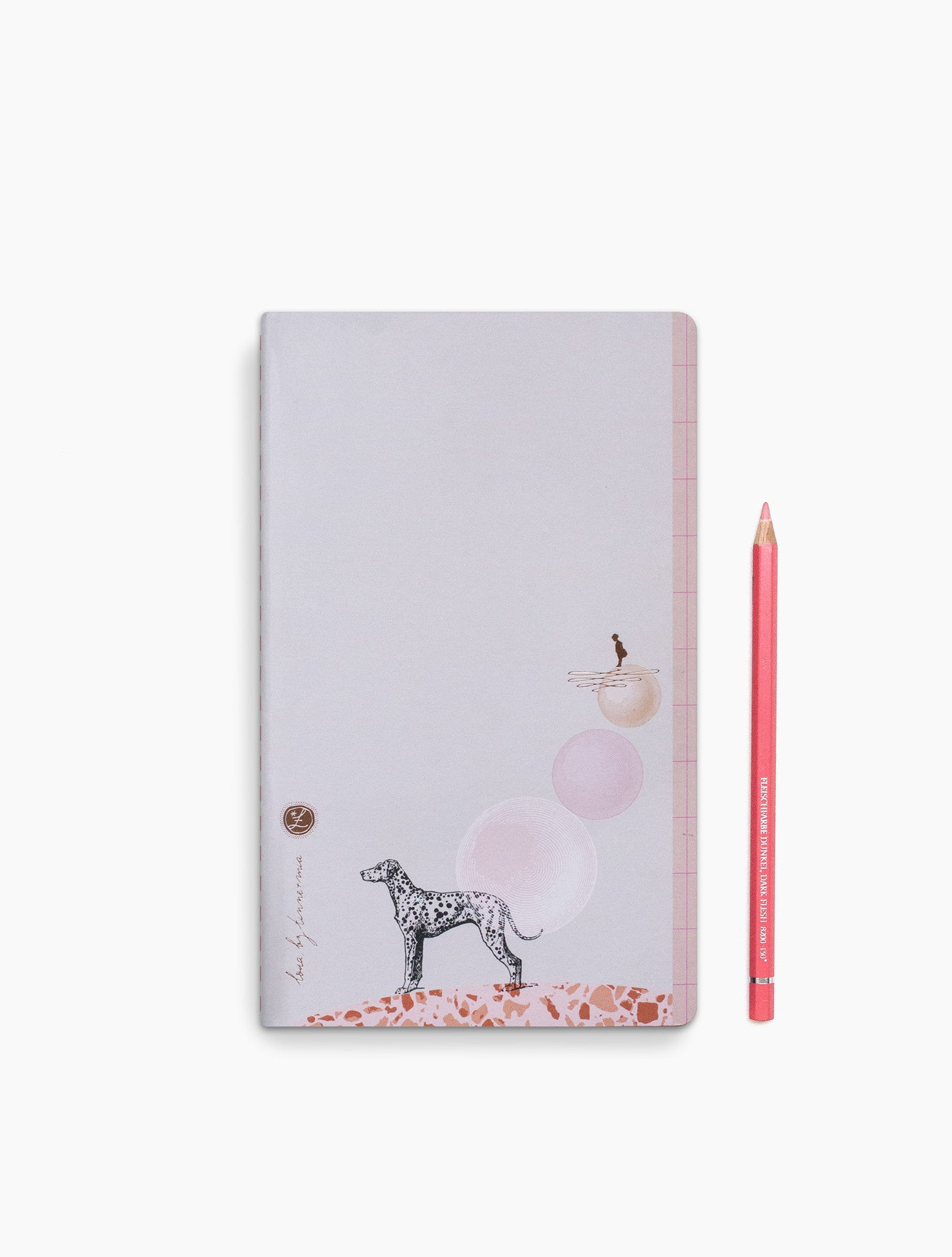 Loua - dotted grid notitieboek - 13x21cm - Dalmi Dog - FSC Mix Credit