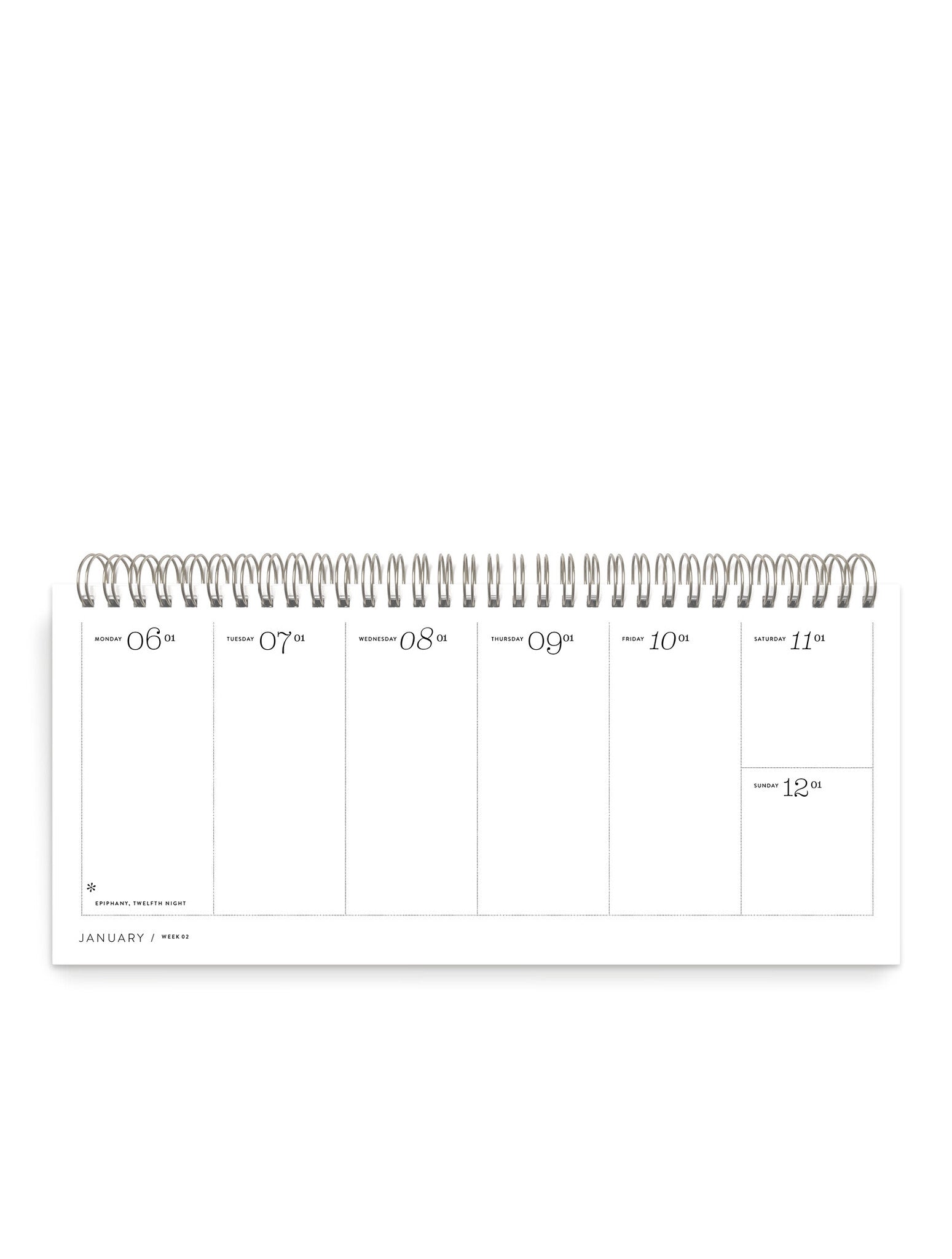 Weekplanner 2025 - Orange Rose