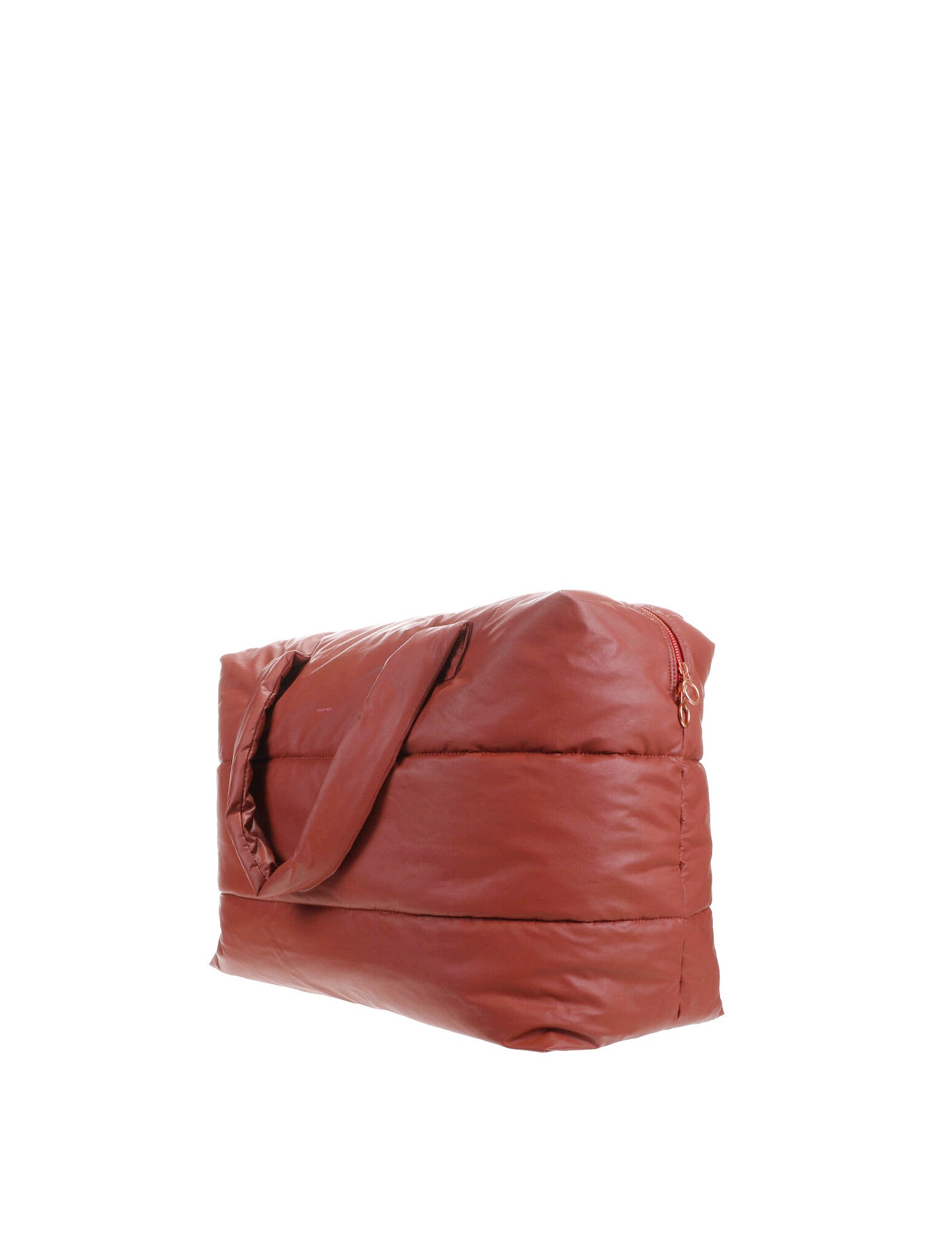 Camill Big Puffy Weekend Bag - Red Wood