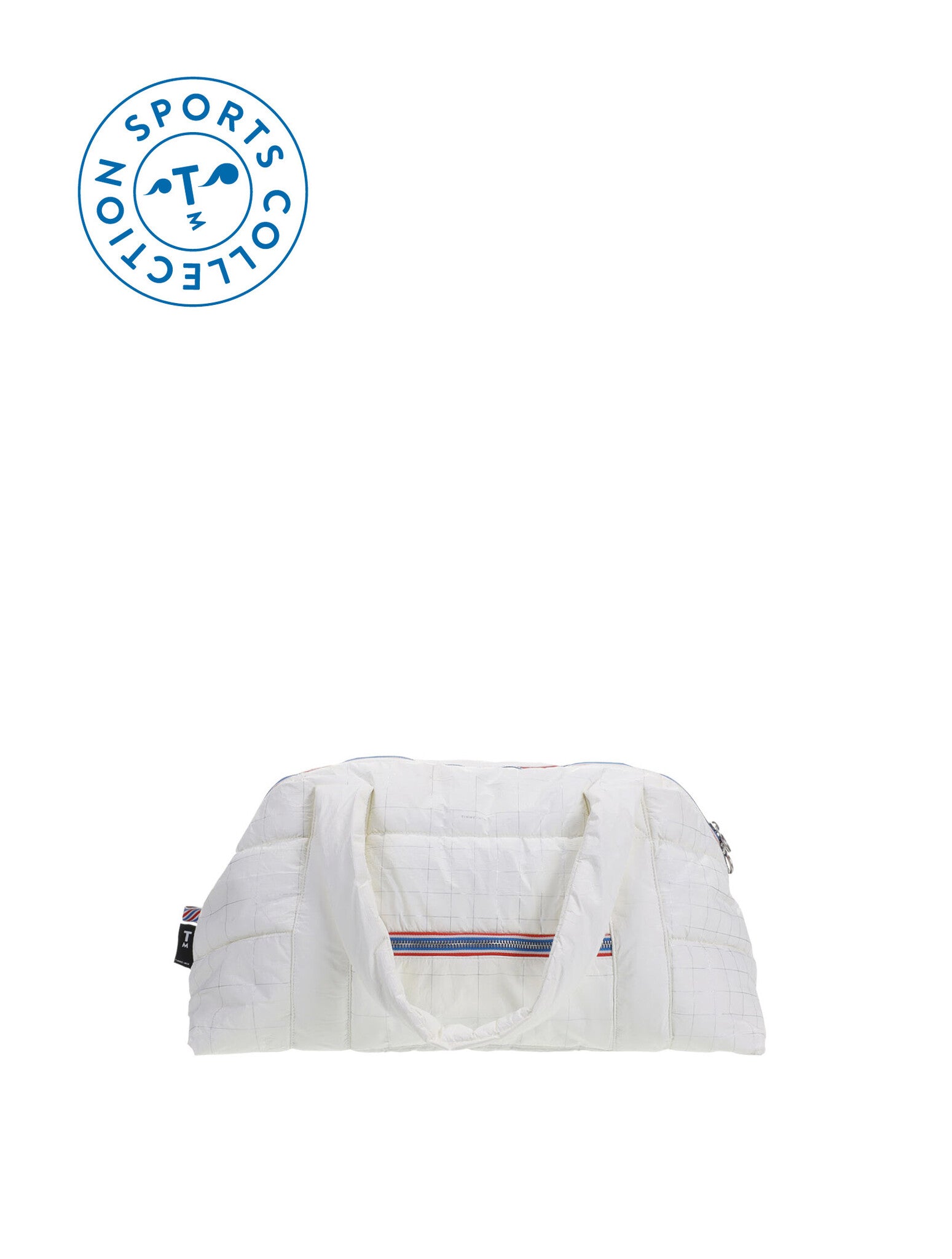 Melle Puffy Sports Bag - Tyvek White