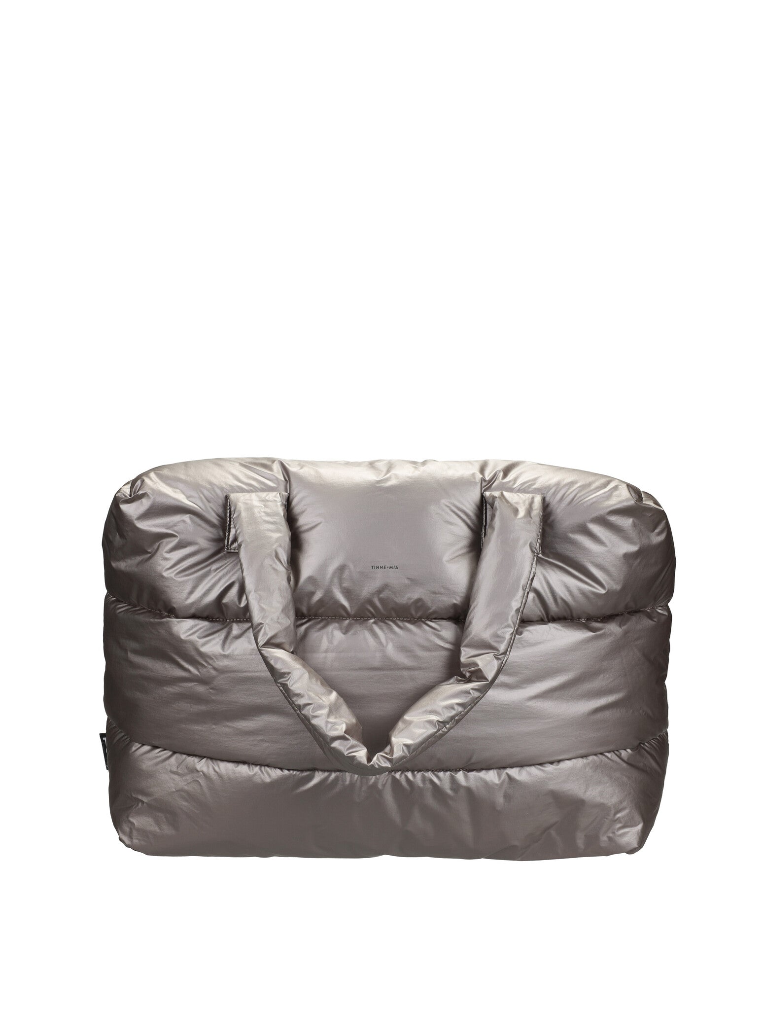 Camill Big Puffy Weekend Bag - Greige Gold