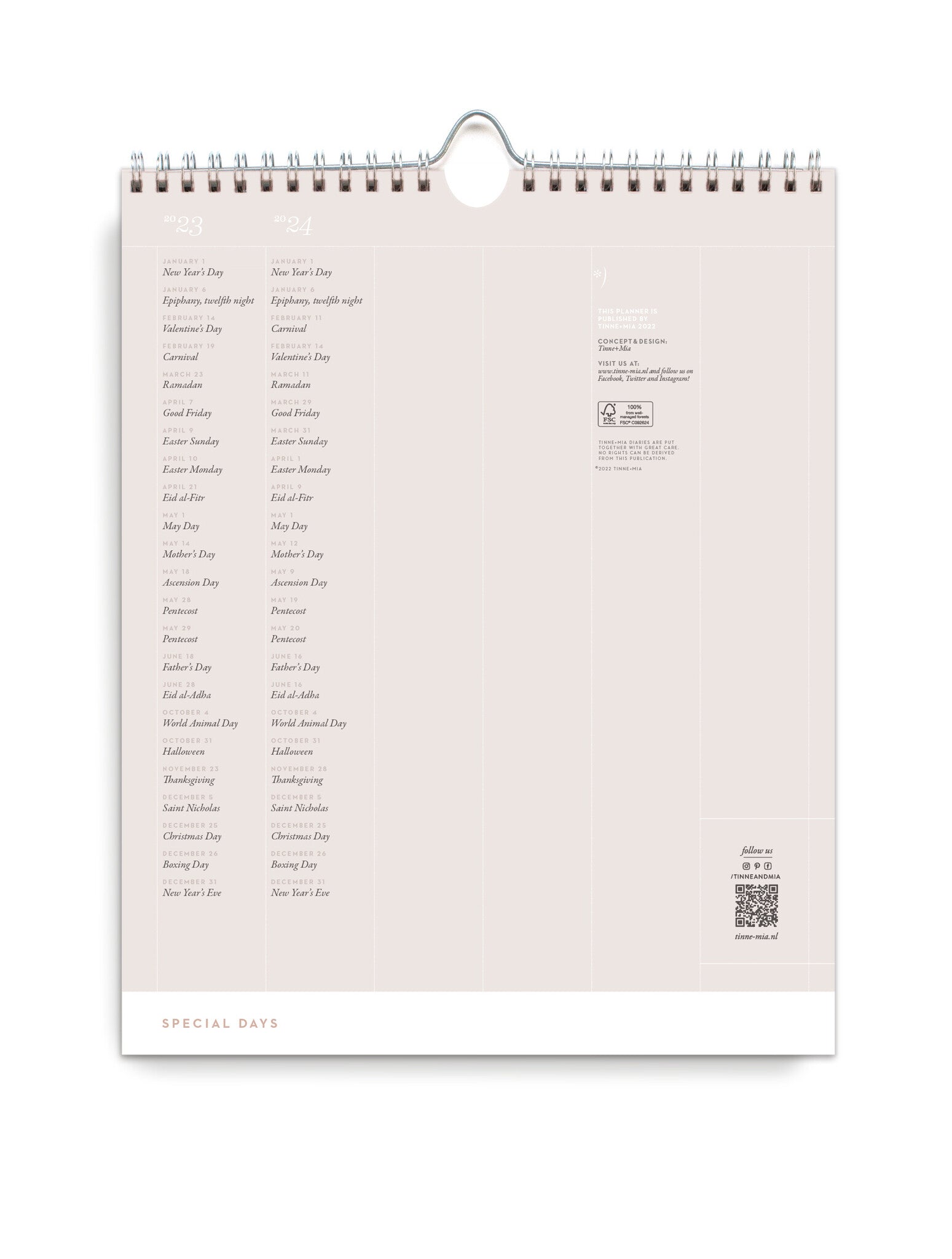 Family planner 2025