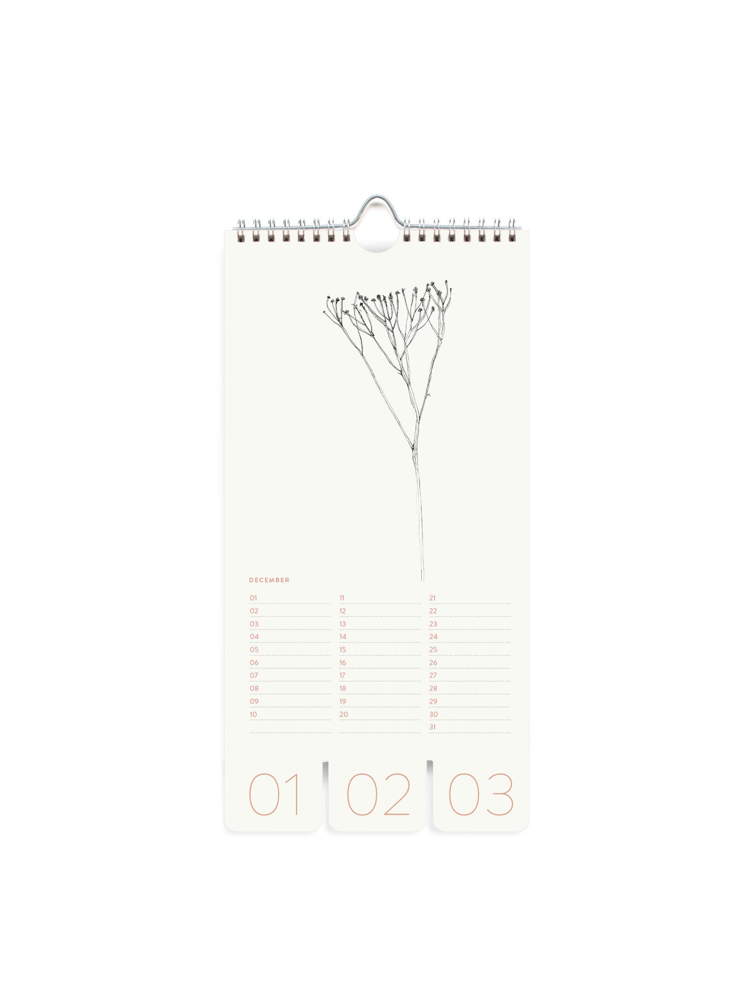 Birthday calendar - Graphic Botanique - FSC Mix Credit