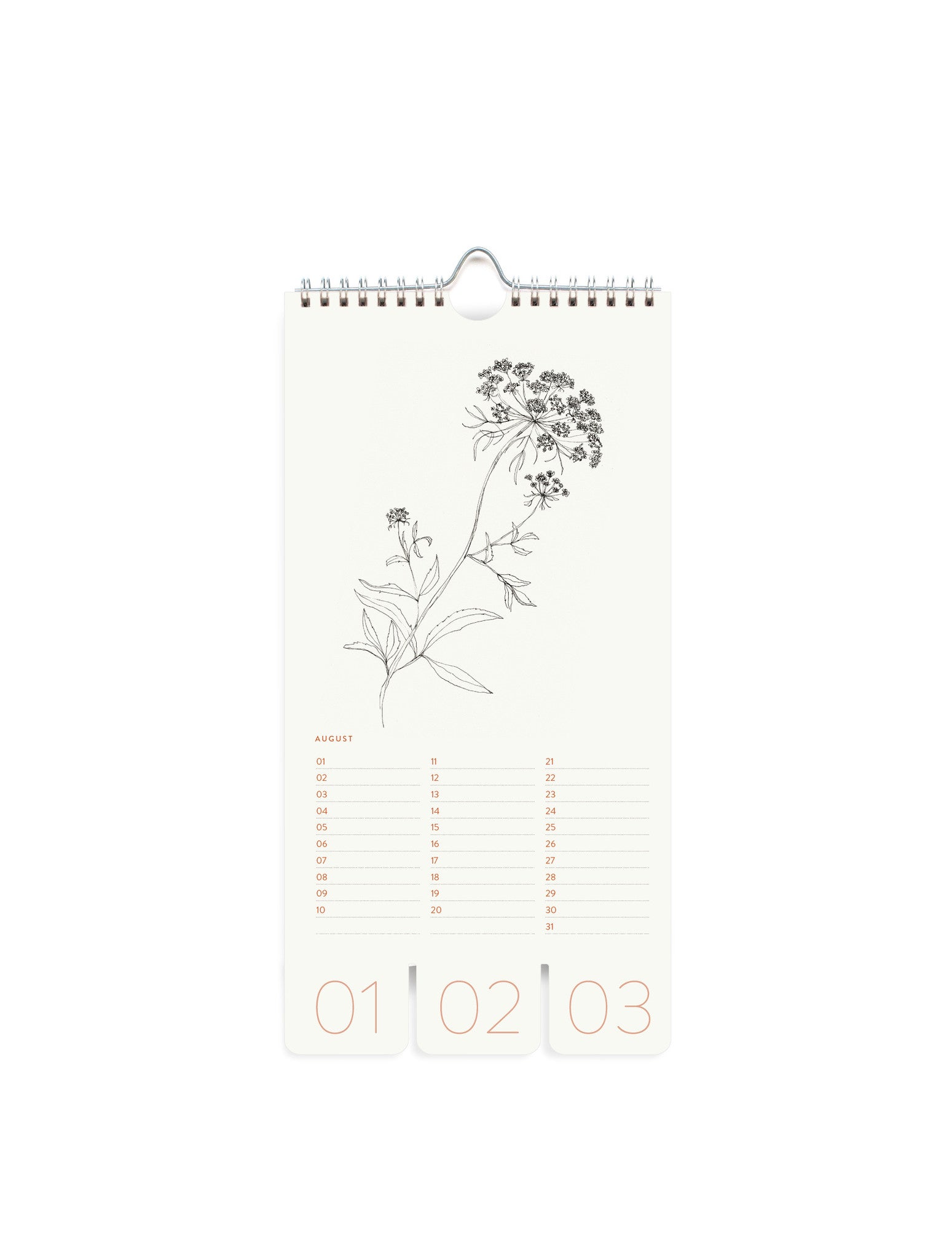Birthday calendar - Graphic Botanique - FSC Mix Credit