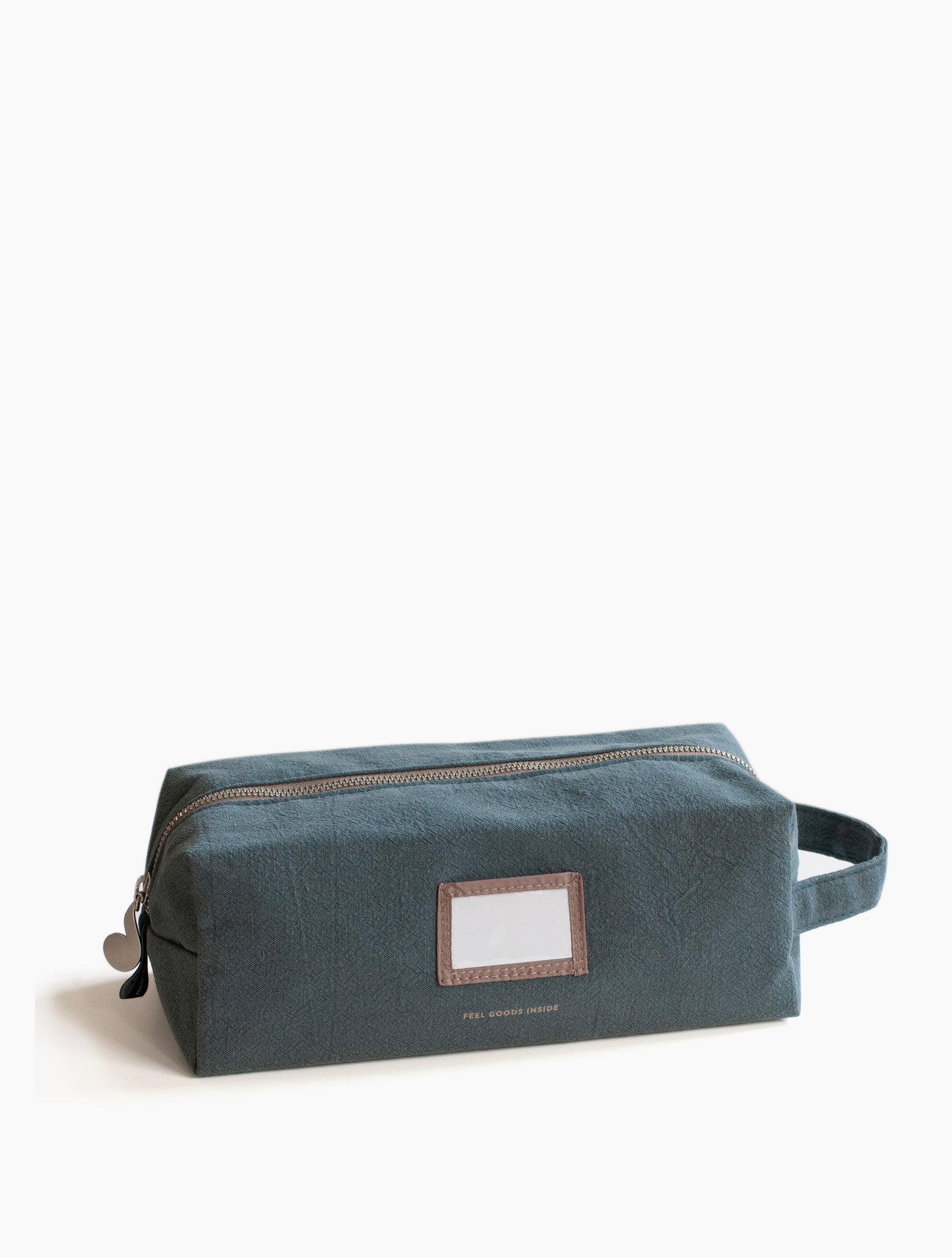 Etui Big - linen - 25x10x10cm - Dark Petrol