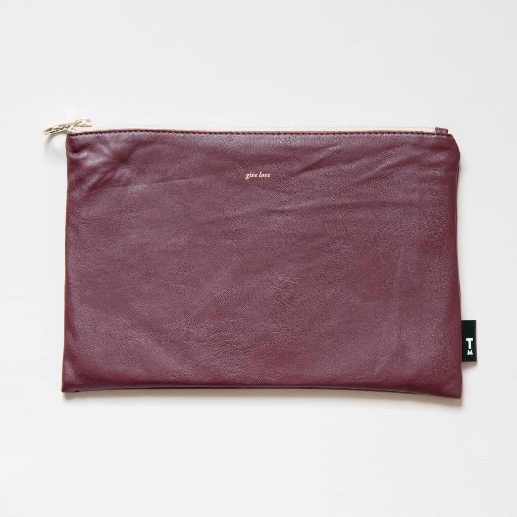Feel Good Pouch - Burgundy