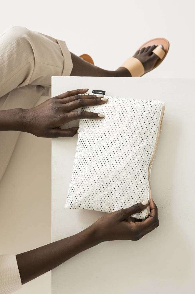 Feel Good Pouch - Perforated White