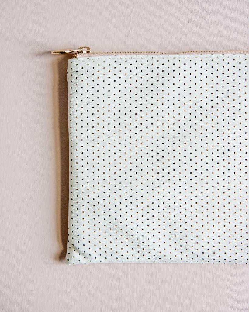 Feel Good Pouch - Perforated White