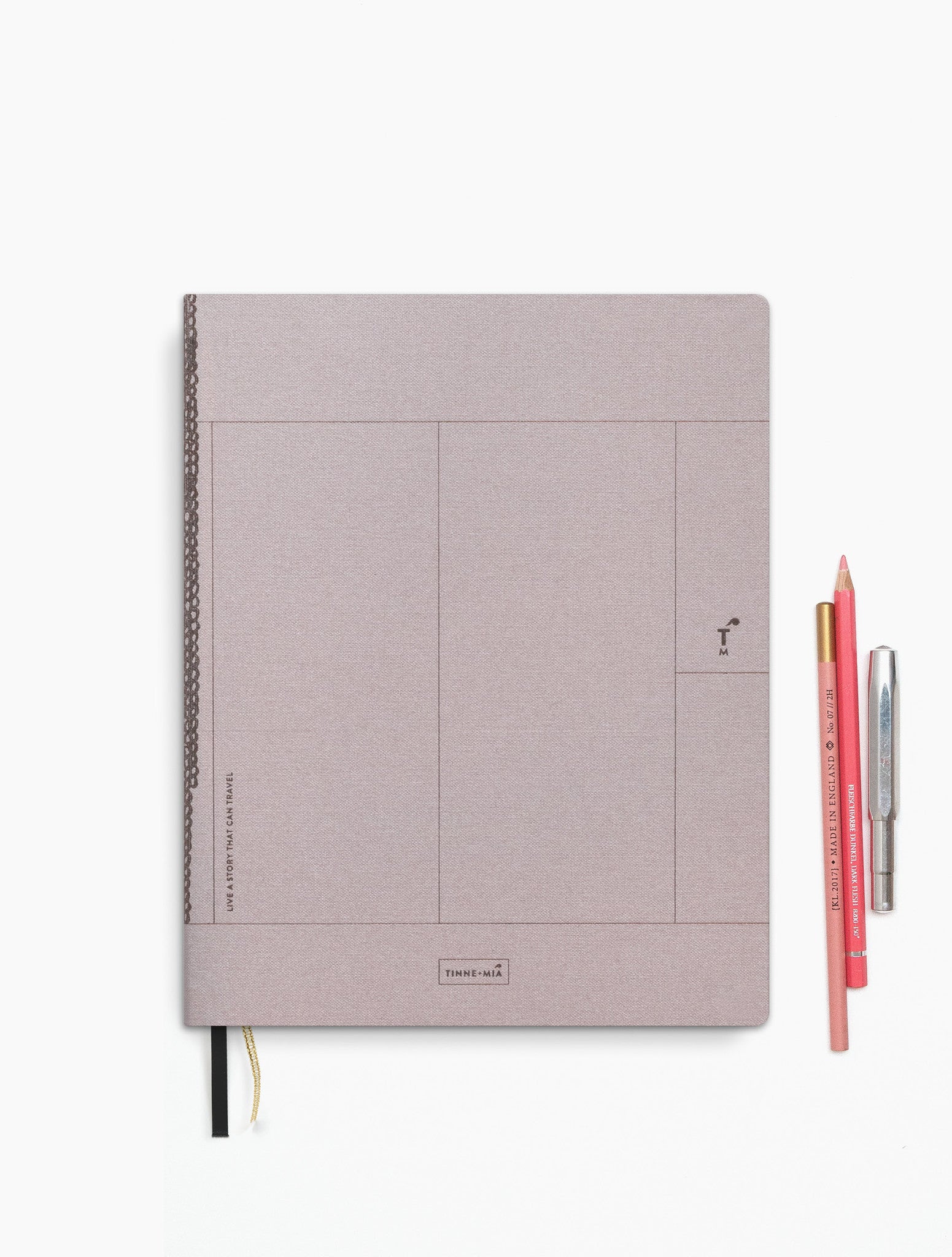 A5 Notebook - Rose Pale - FSC Mix Credit