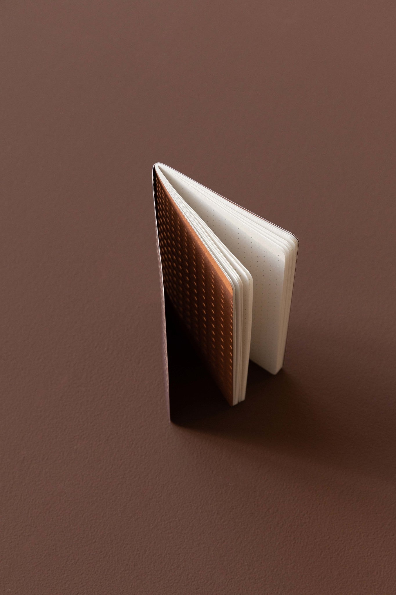 A6 Notebook - Gridded Burgundy - FSC Mix Credit