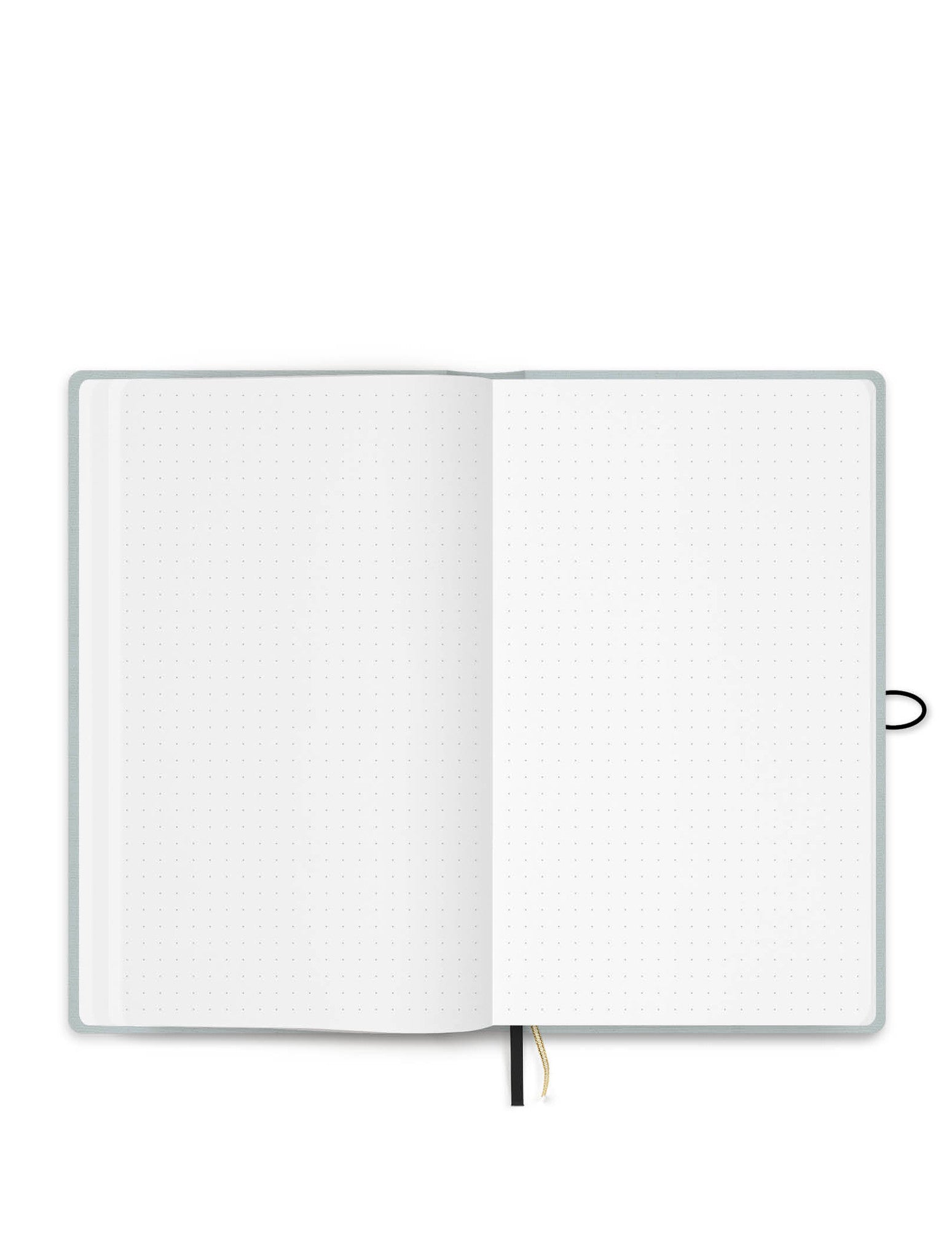 Notitieboek met knoop - dotted grid / gelinieerd / blanco - Cloud