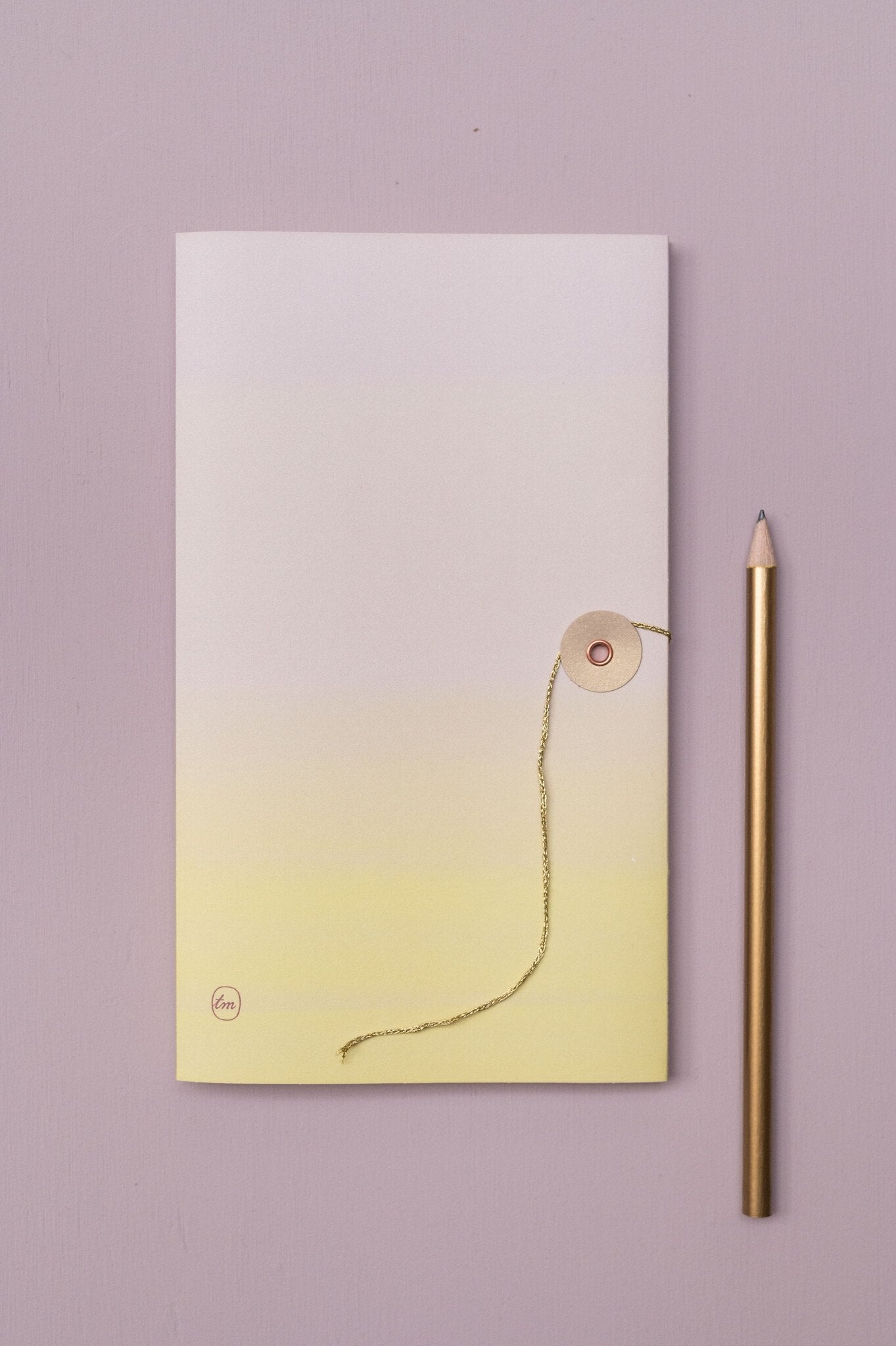 Notitieboek met Japanse sluiting - Orchid Lemon