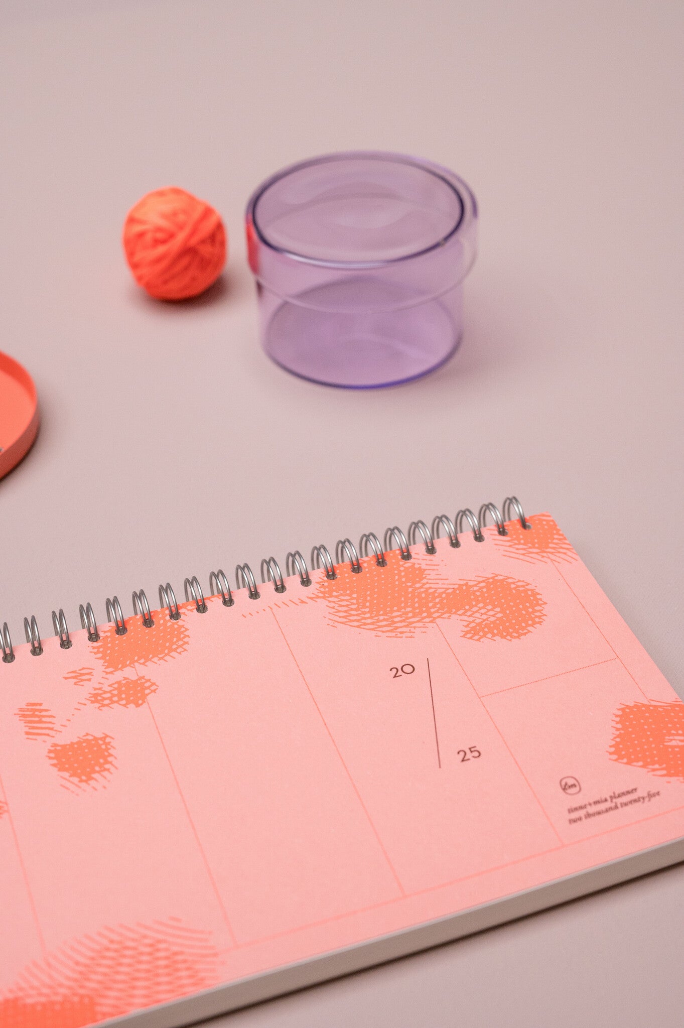 Weekplanner 2025 - Orange Rose