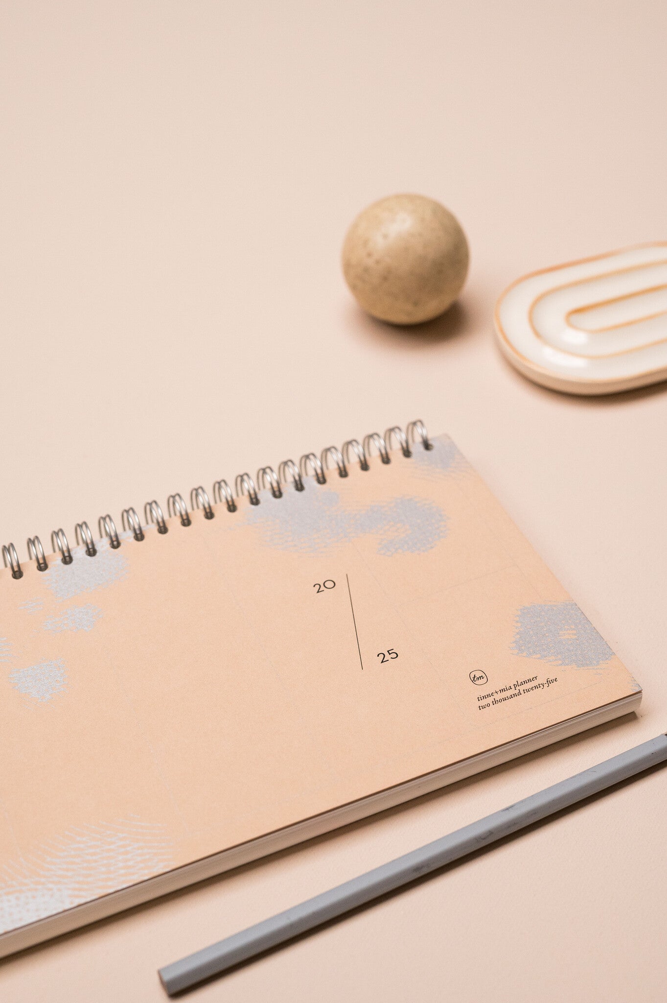 Weekplanner 2025 - Stone Rose