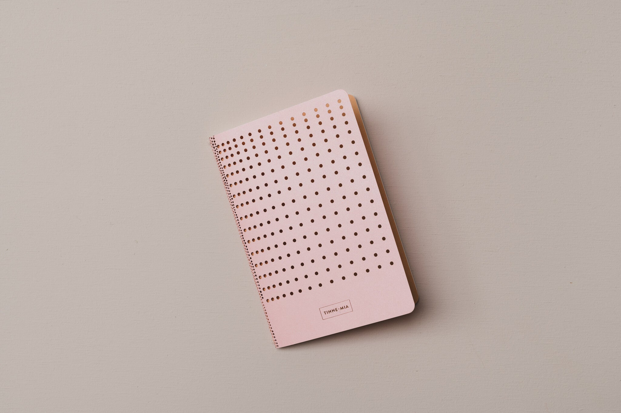 A6 Notebook - Gridded Pink - FSC Mix Credit