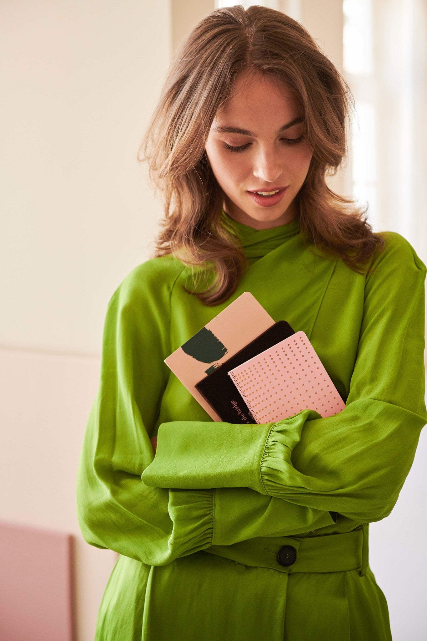 Notitieboekje A6 - Gridded Pink - FSC Mix Credit
