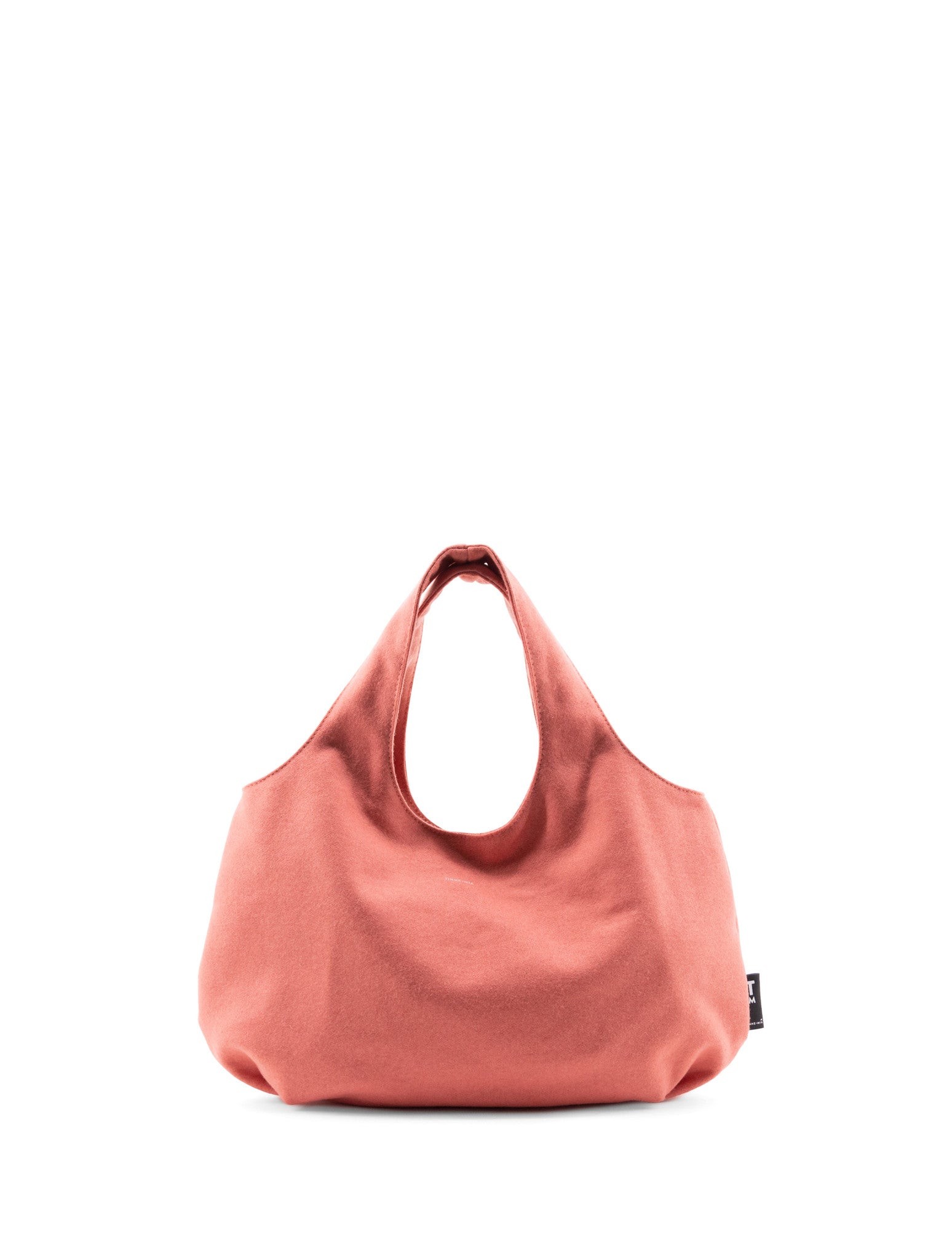 Mila handy bold bag - wool - Sugar Coral