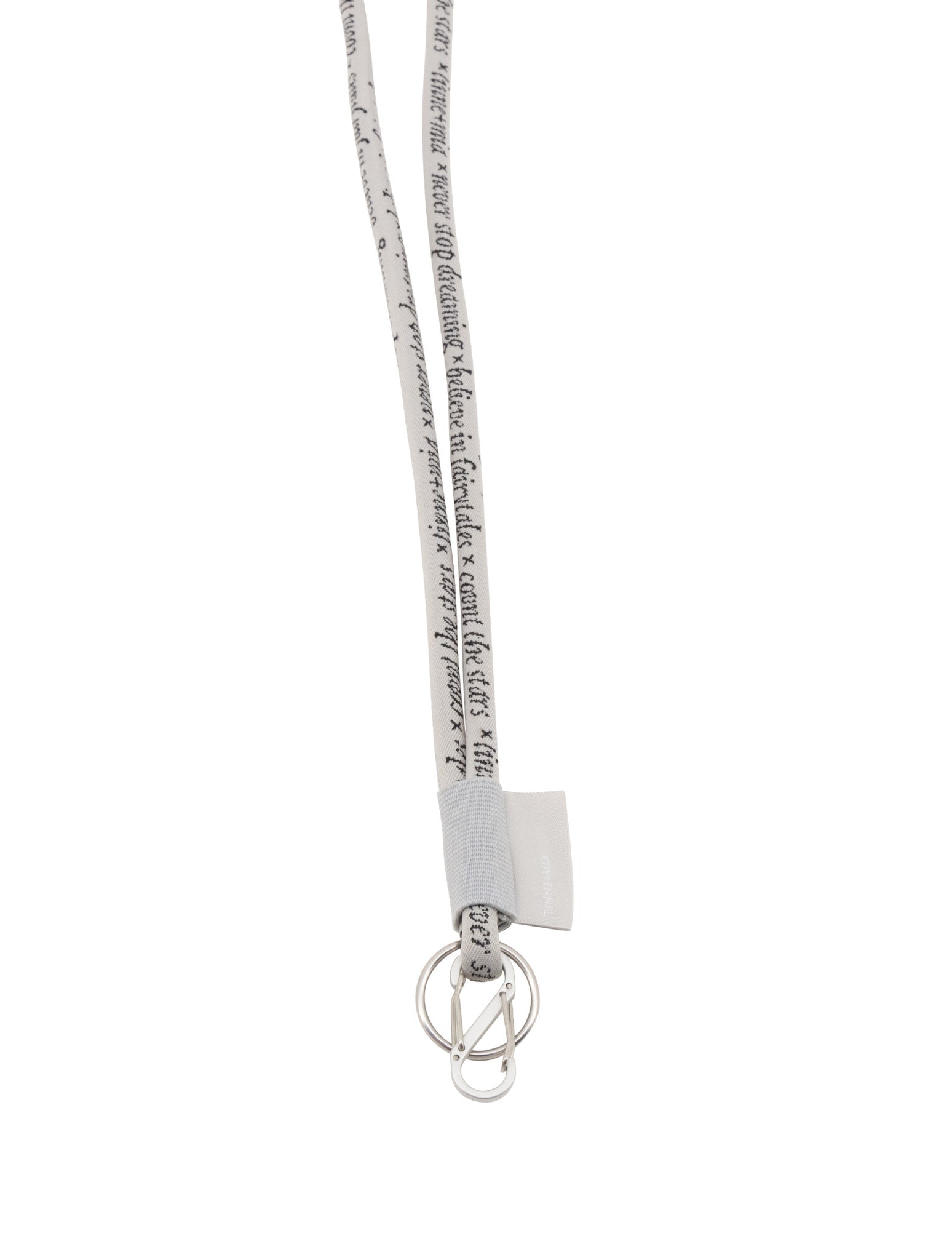 Lore Puffy Key lanyard - Silver