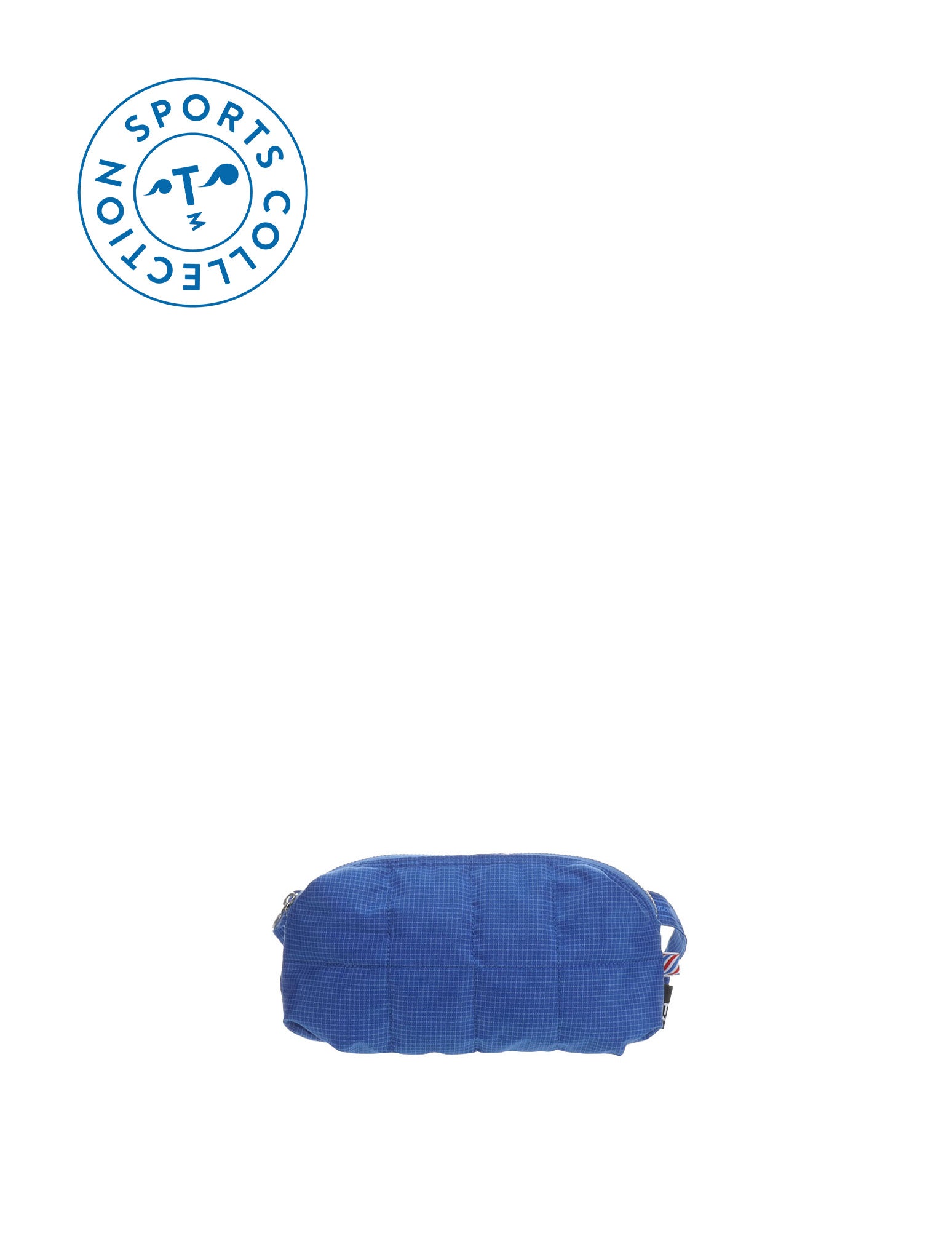 Cilou puffy belt bag - sports - checks blue