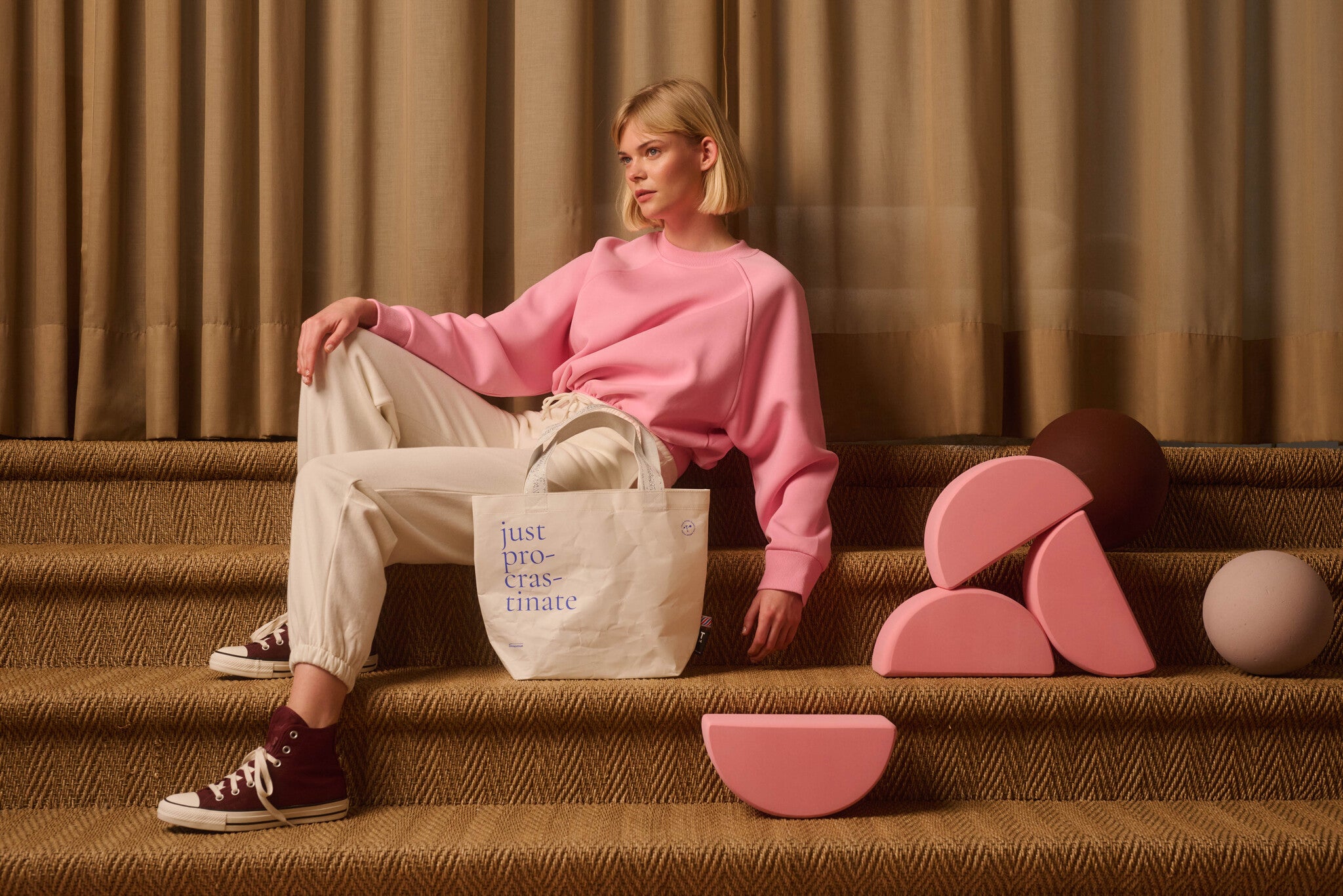 shopper bag - sports - just pro- cras- tinate