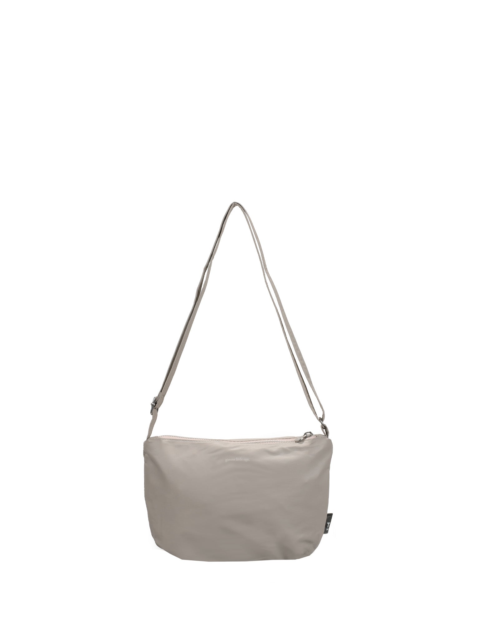 Cross body Feel Good Baggy - Feather Grey - gimme little sign.