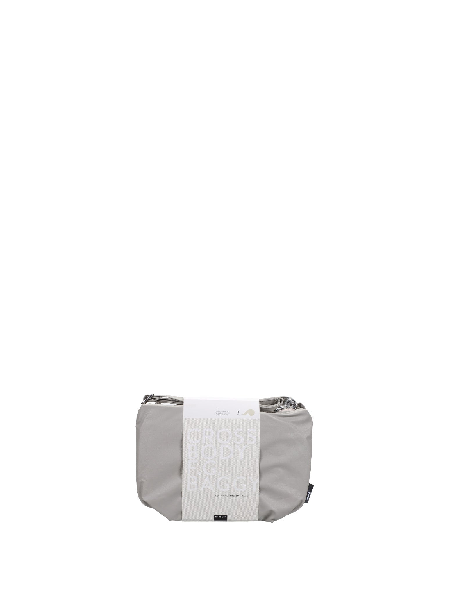 Cross body Feel Good Baggy - Feather Grey - gimme little sign.
