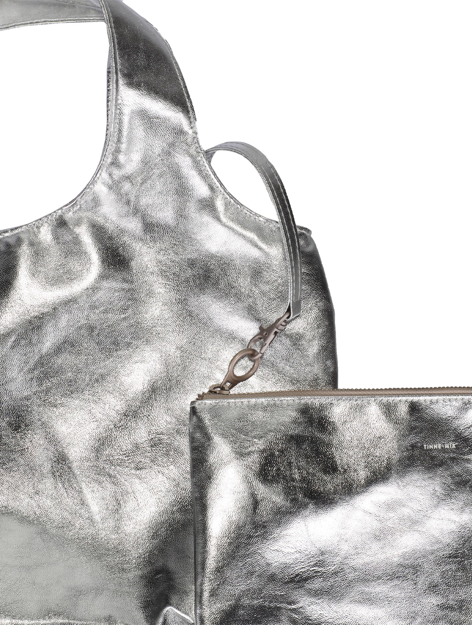 Mila handy bold bag - silver