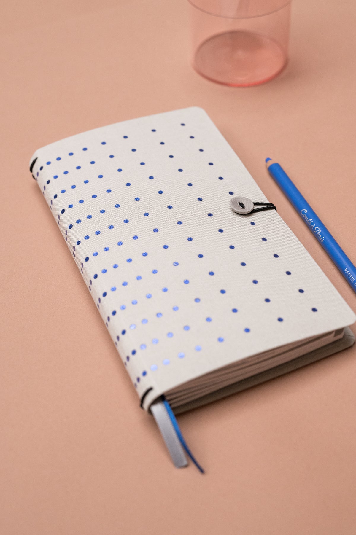 Combination Notebook button forever blue + Diary 2027 refill