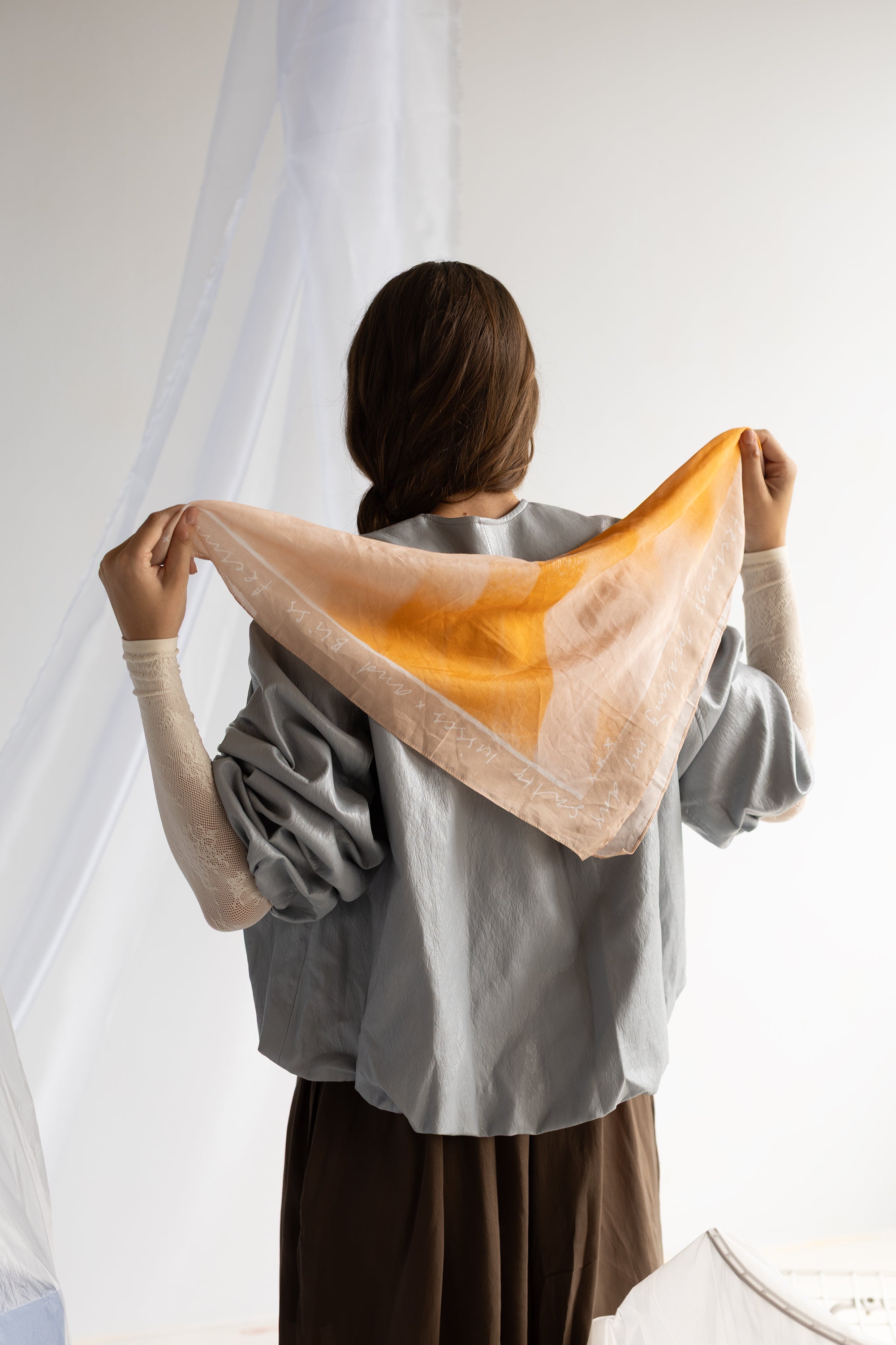 Squared scarf - sunny shades