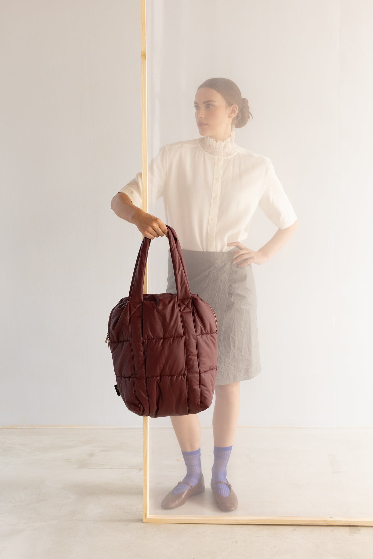 Clode Puffy shoulder bag - new maroon