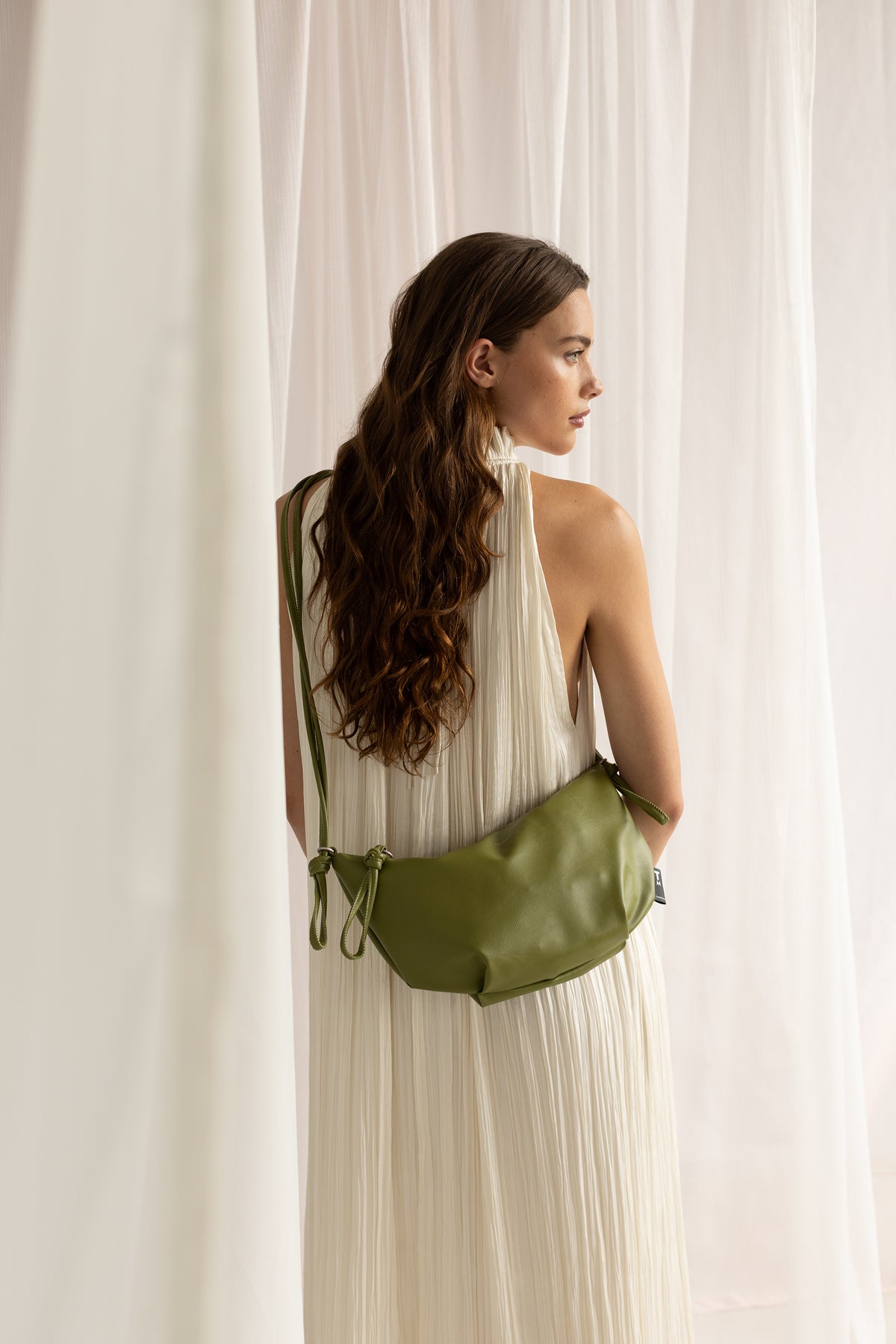 Berber cross body - peat moss