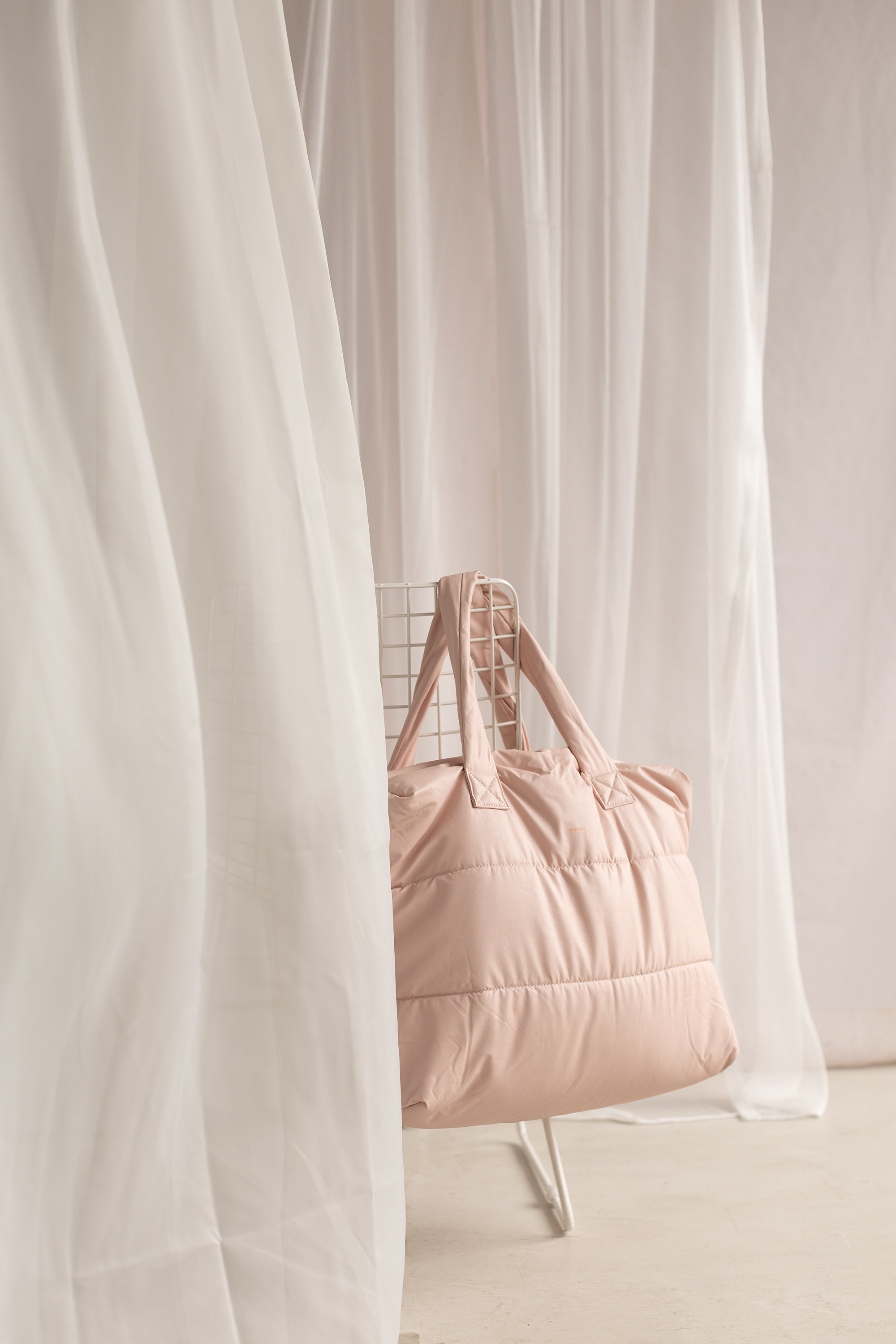 Camill Big Puffy weekend Bag - sepia rose