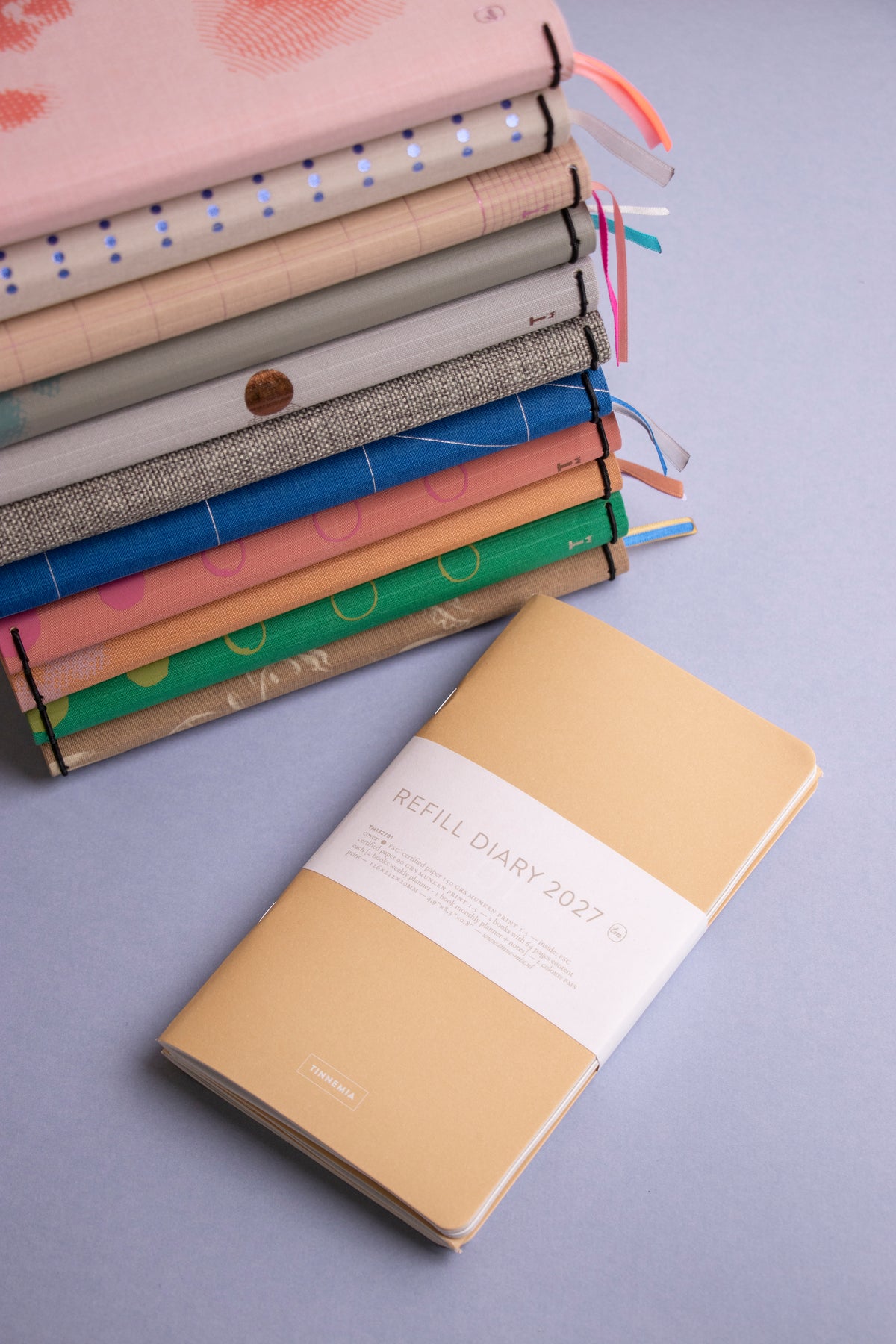 Diary - refill 2027  - for notebook with button