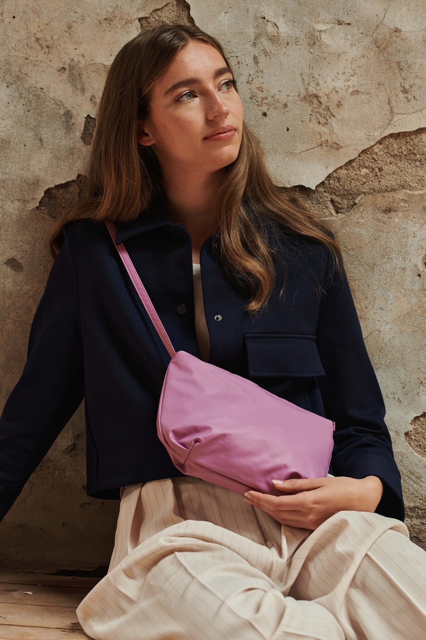 Cross body F.G.Baggy - Pale Pansy