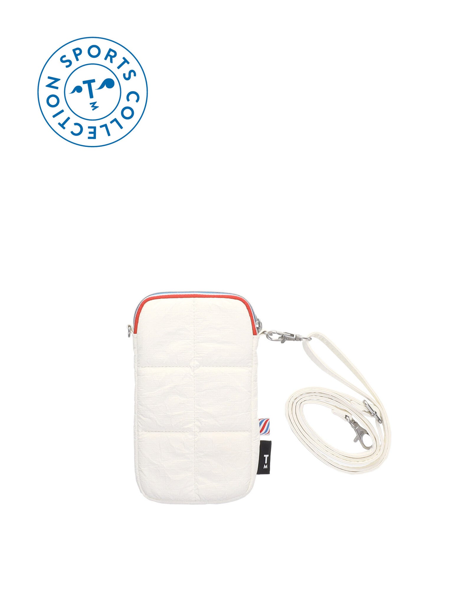Luce Puffy phone pouch - Sports - Tyvek White