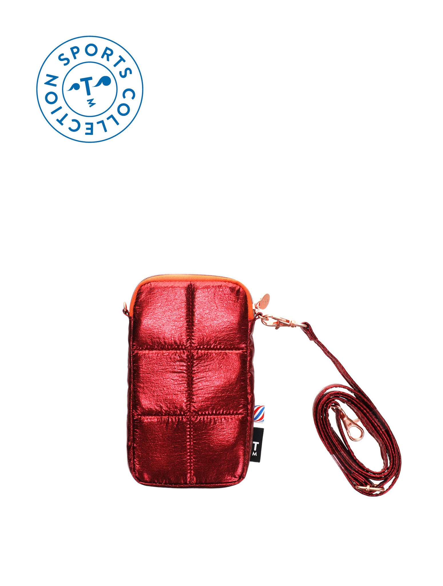 Luce Puffy phone pouch - Sports - Metalic Red