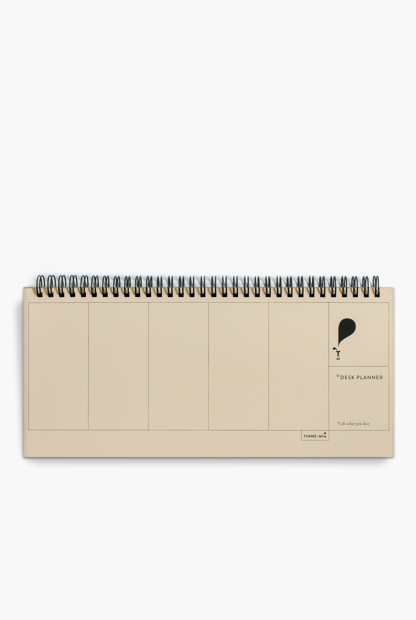 Desk Planner - 13 x 29cm - week overzicht - Jaune doux - FSC Mix Credit