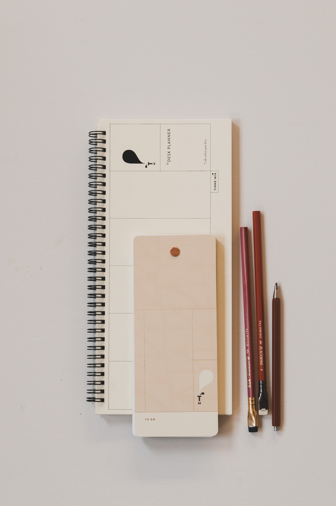 Desk Planner - 13 x 29cm - week overzicht - Jaune doux - FSC Mix Credit