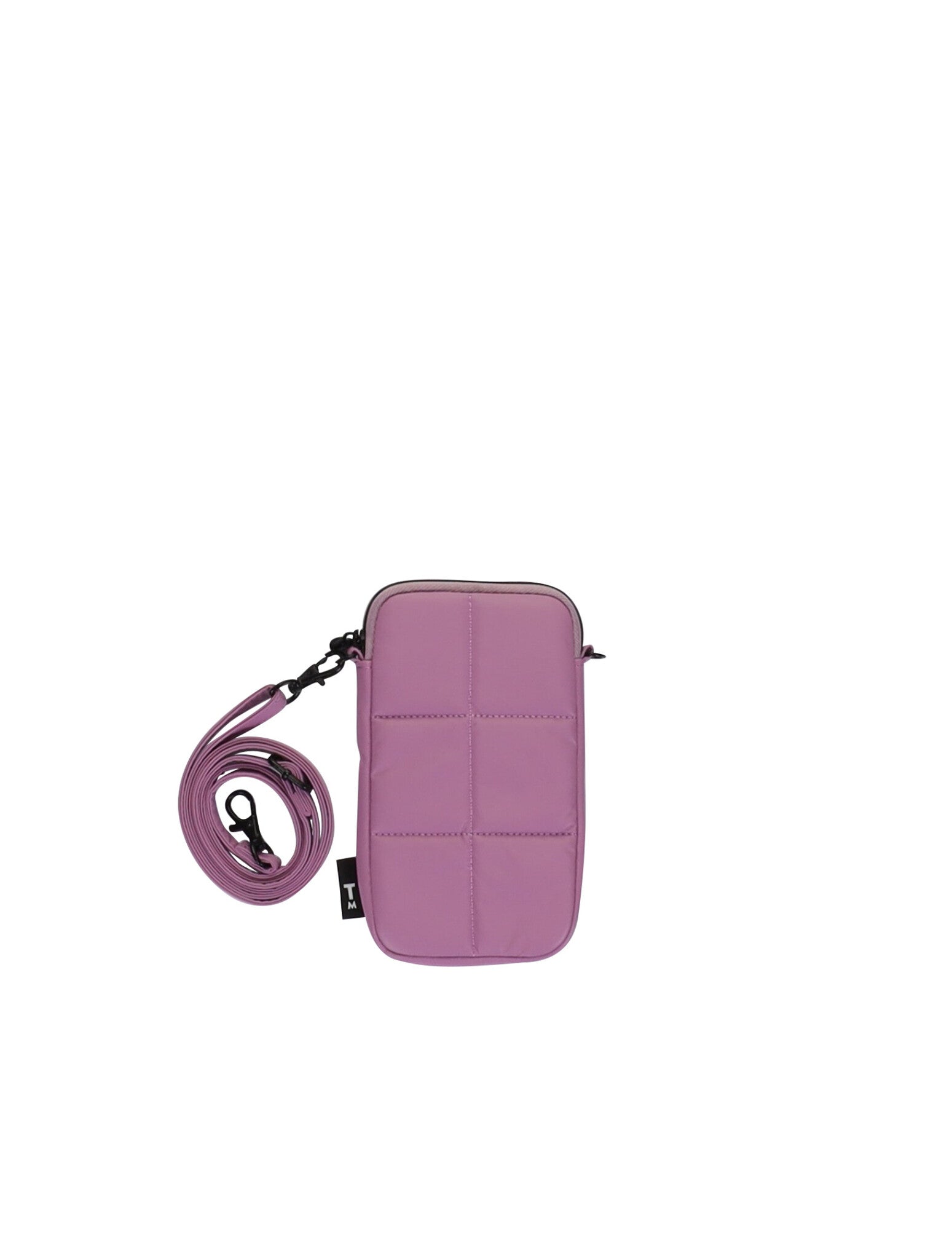 Luce Puffy phone pouch - Pale Pansy