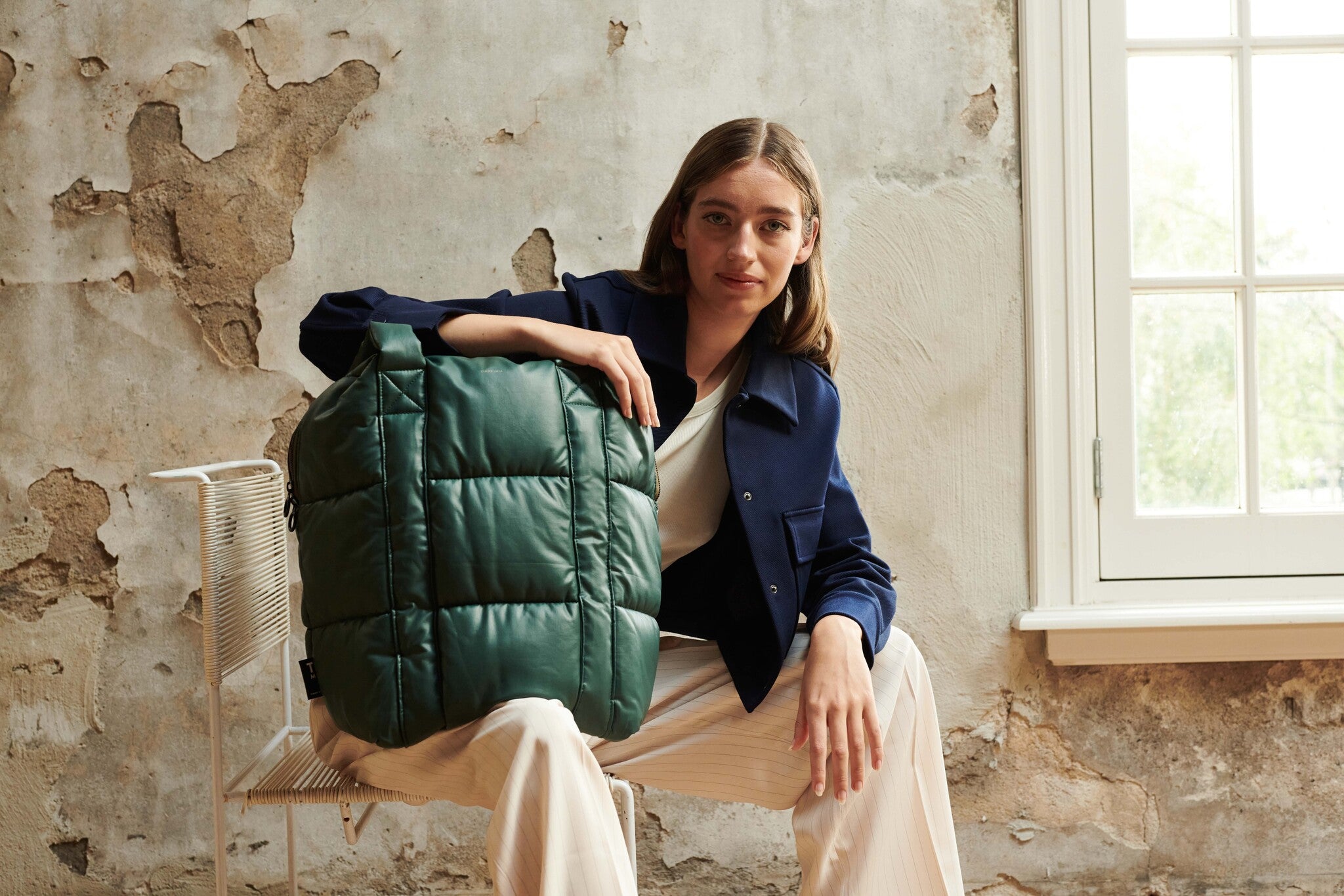 Clode Puffy Shoulder Bag - Jungle Green