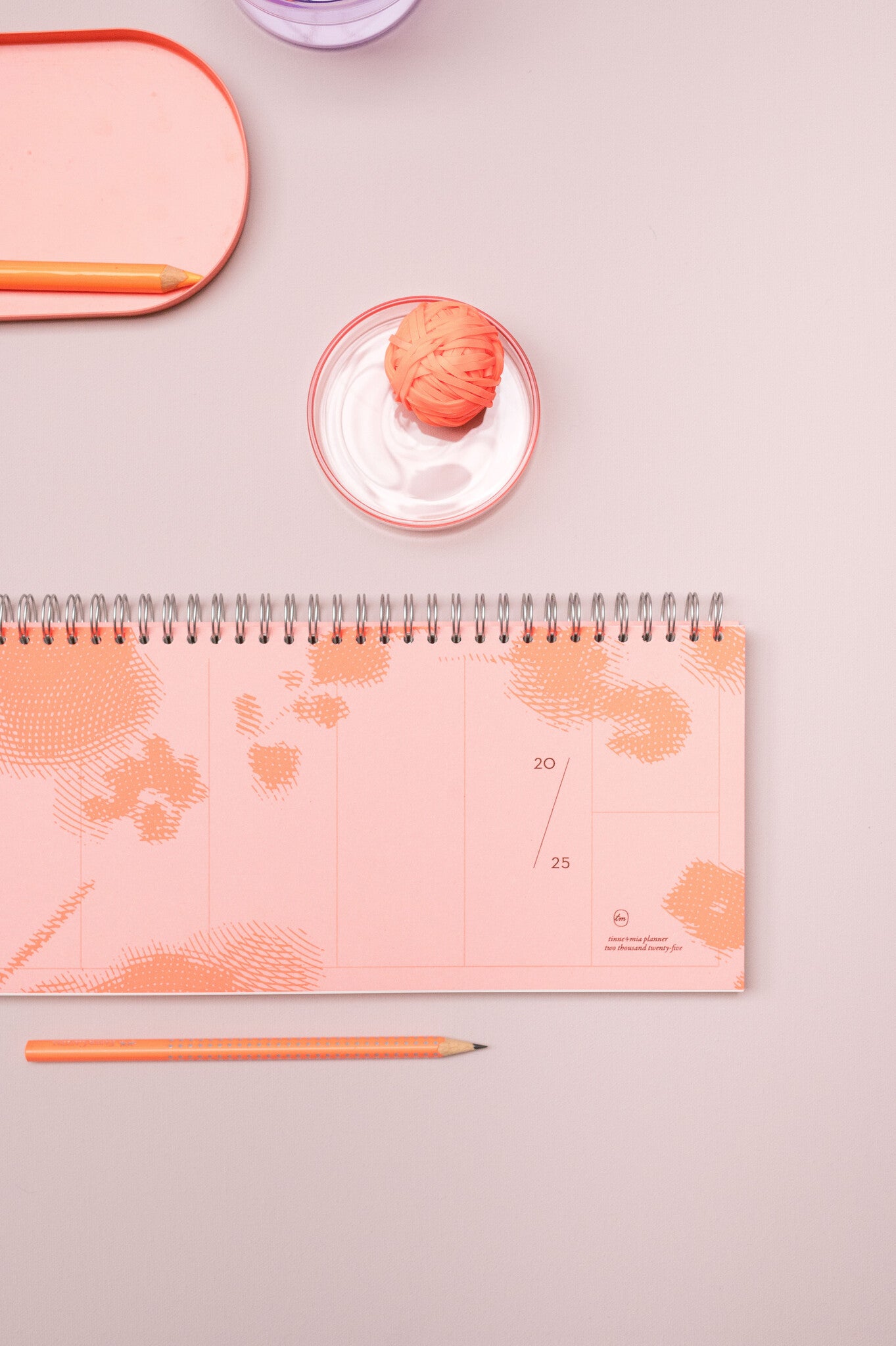 Weekplanner 2025 - Orange Rose